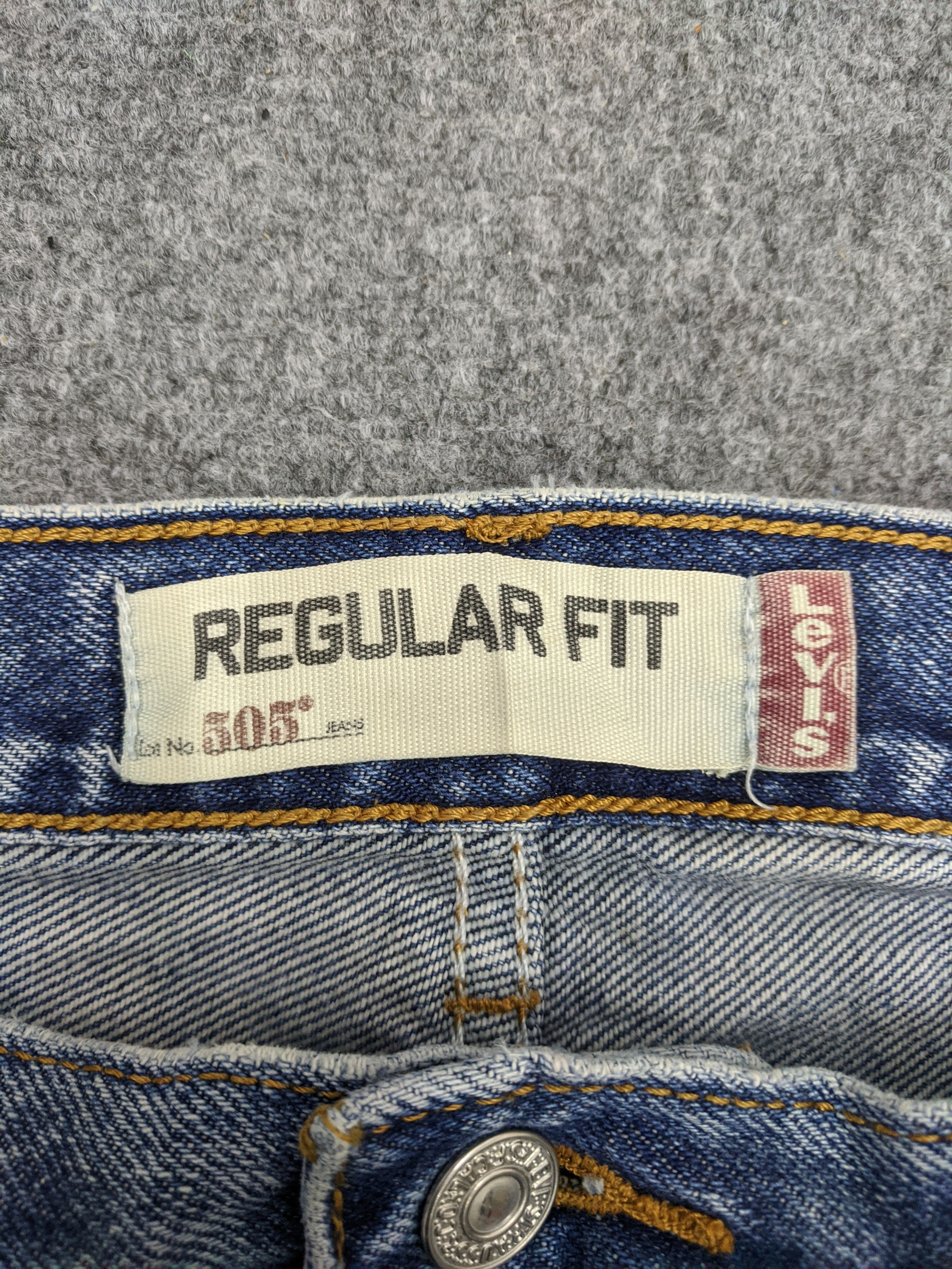 Levi's Vintage Levis 505 Light Wash Jeans DP0859 Size US 39 - 7 Thumbnail