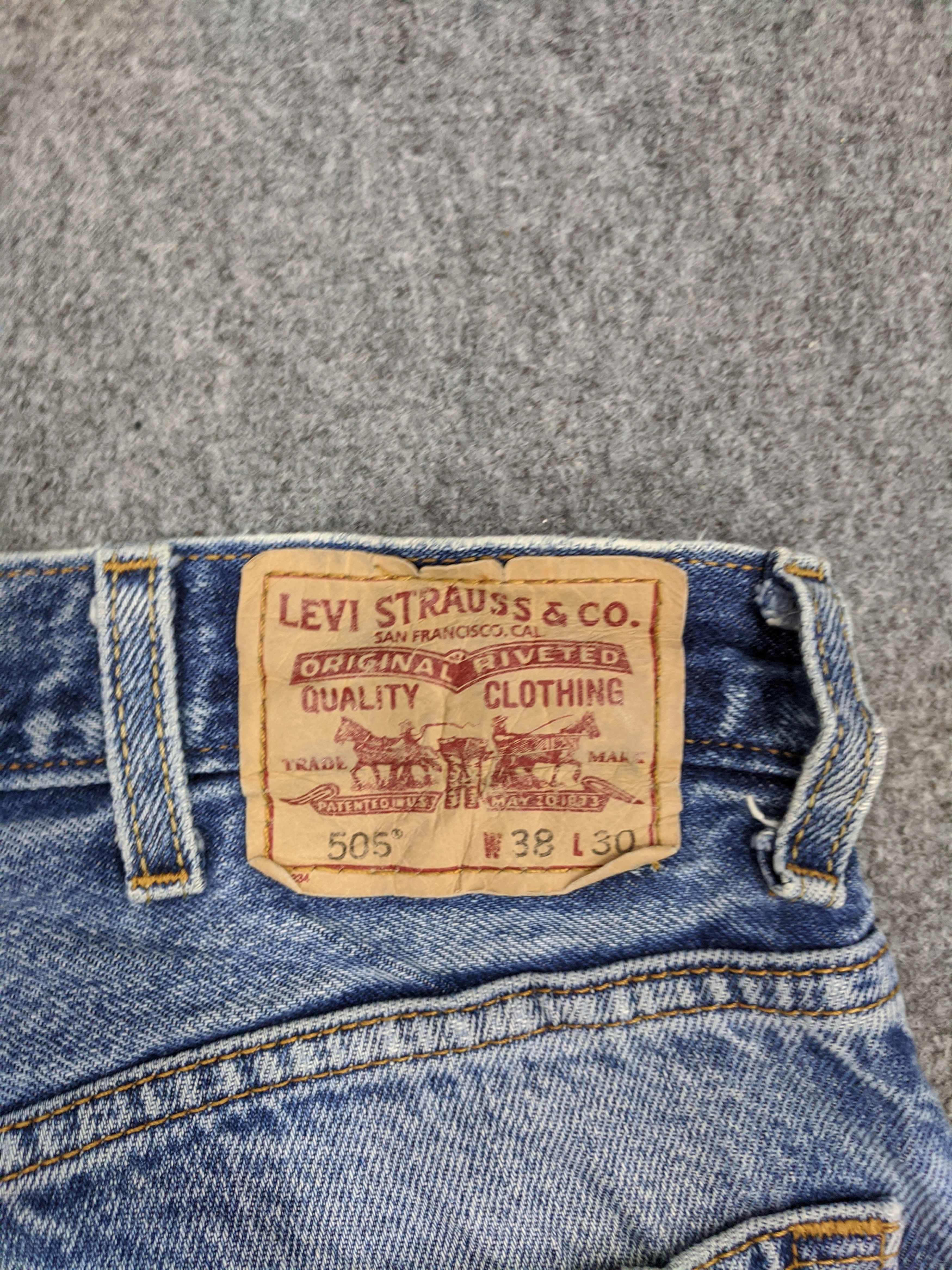 Levi's Vintage Levis 505 Light Wash Jeans DP0859 Size US 39 - 5 Thumbnail