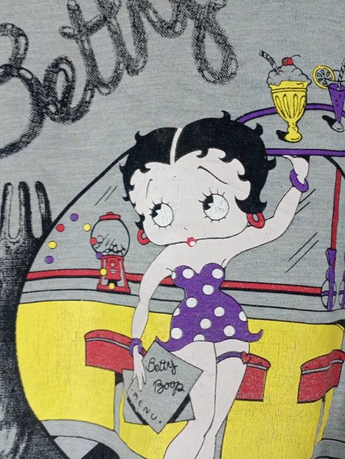 Cartoon Network × Japanese Brand × Vintage Rare Vintage Betty Boop Crewneck Jumper Fullover Sweatshirt Size US L / EU 52-54 / 3 - 6 Thumbnail