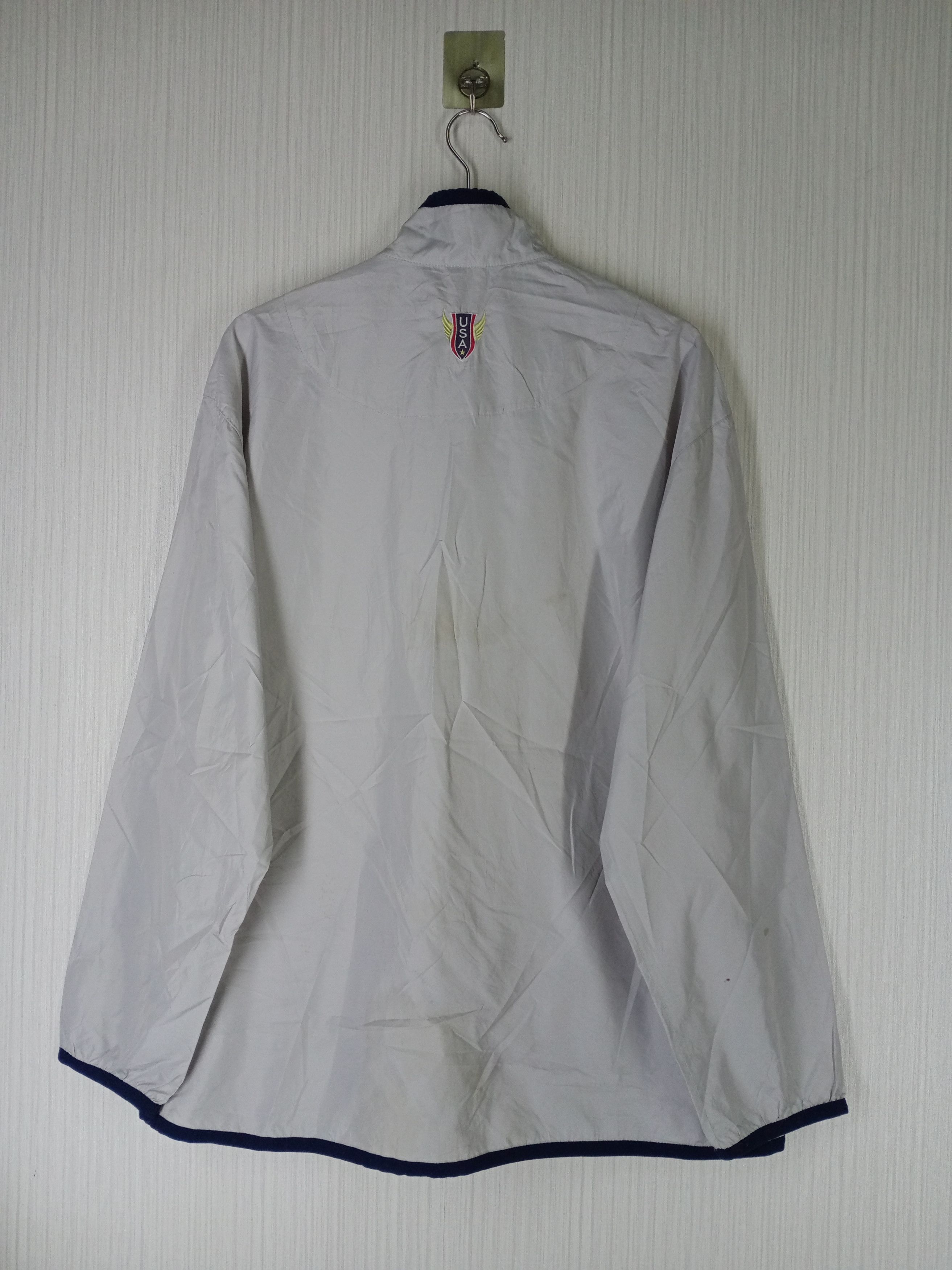 Nike × Vintage Vintage Nike USA Half Zipper Windbreaker Size US L / EU 52-54 / 3 - 5 Thumbnail
