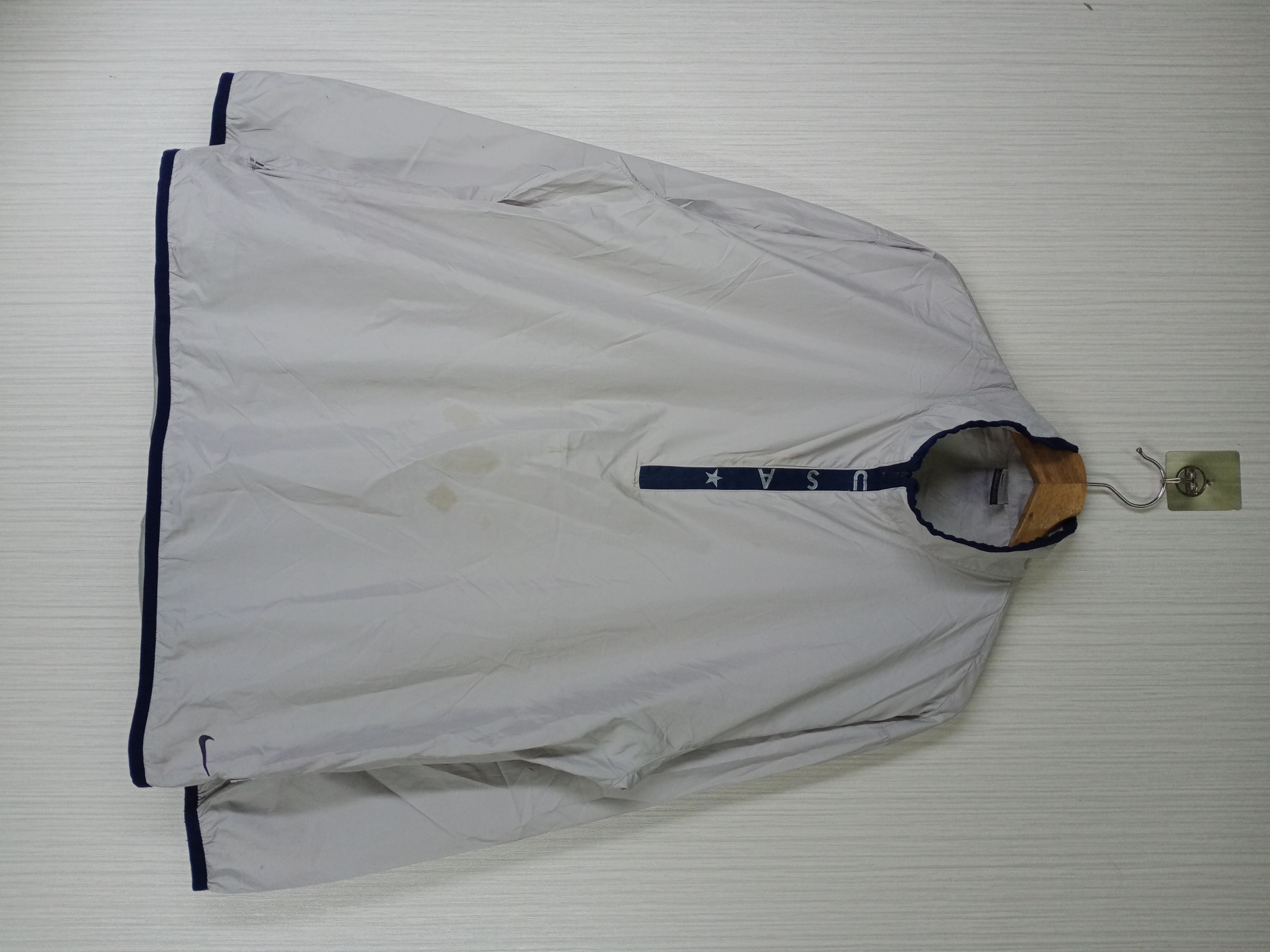 Nike × Vintage Vintage Nike USA Half Zipper Windbreaker Size US L / EU 52-54 / 3 - 2 Thumbnail