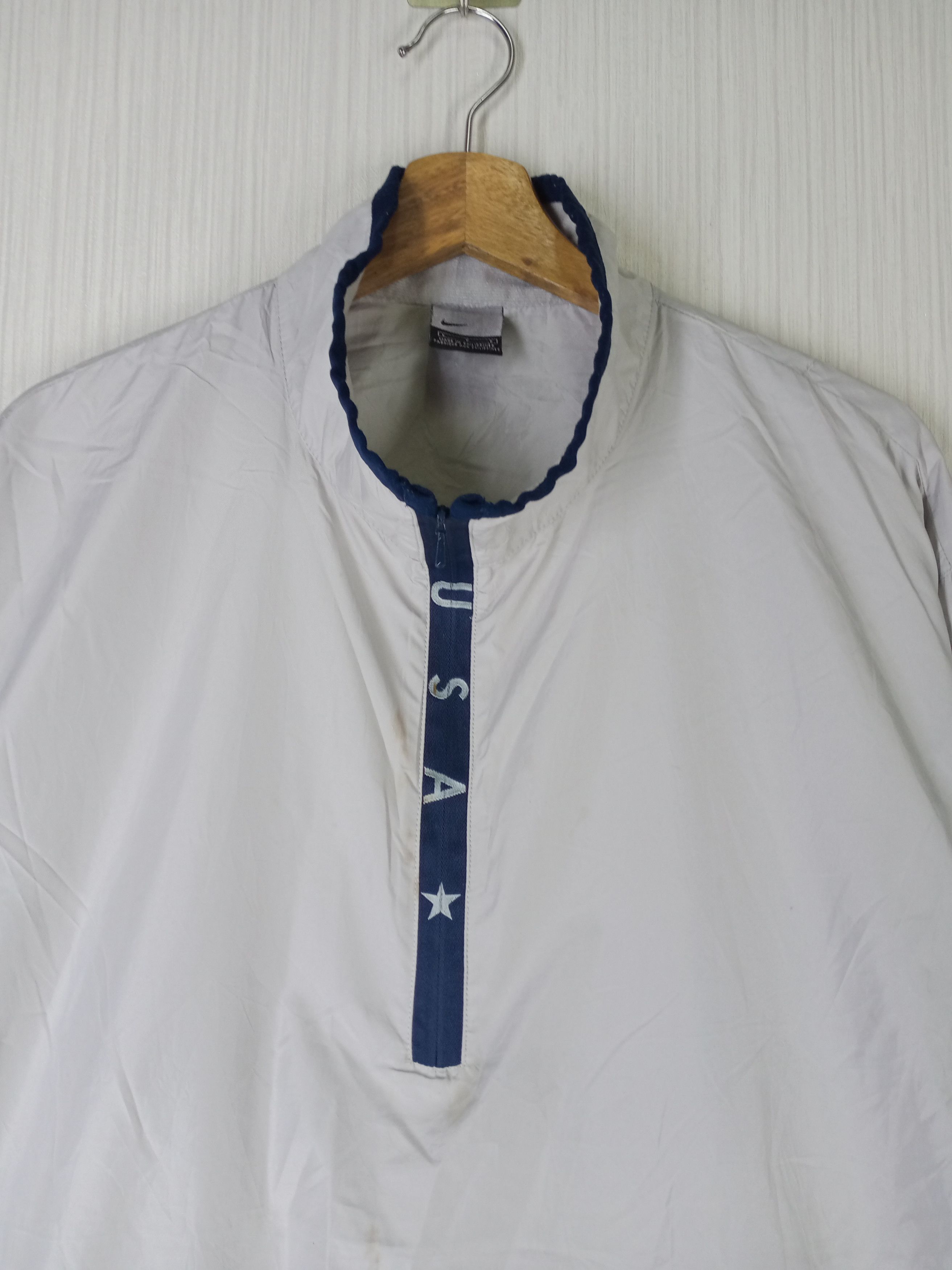 Vintage Nike USA Half Zipper Windbreaker