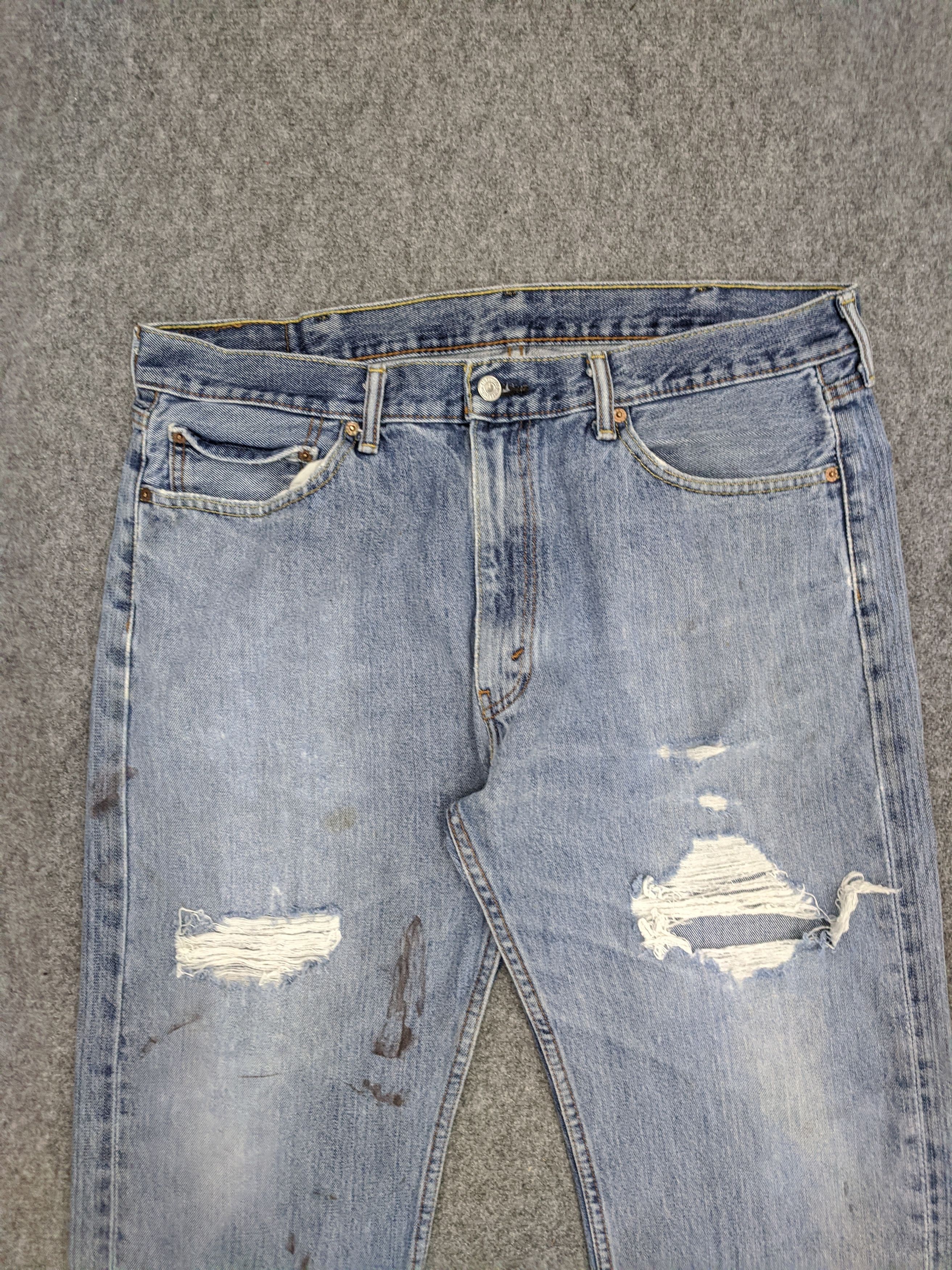 Levi's Vintage Levis 505 Light Wash Jeans DP0882 Size US 39 - 2 Thumbnail
