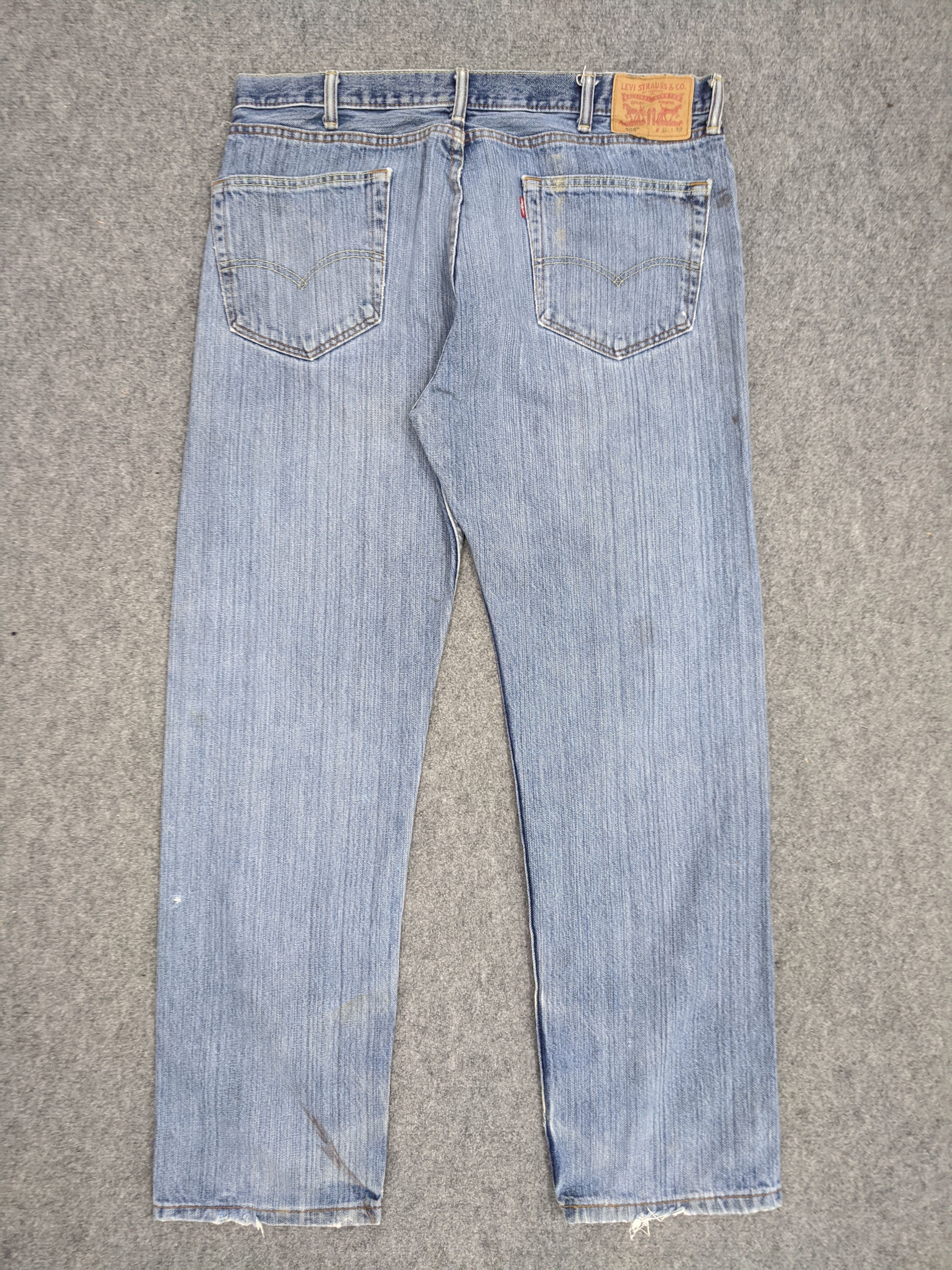 Levi's Vintage Levis 505 Light Wash Jeans DP0882 Size US 39 - 3 Thumbnail