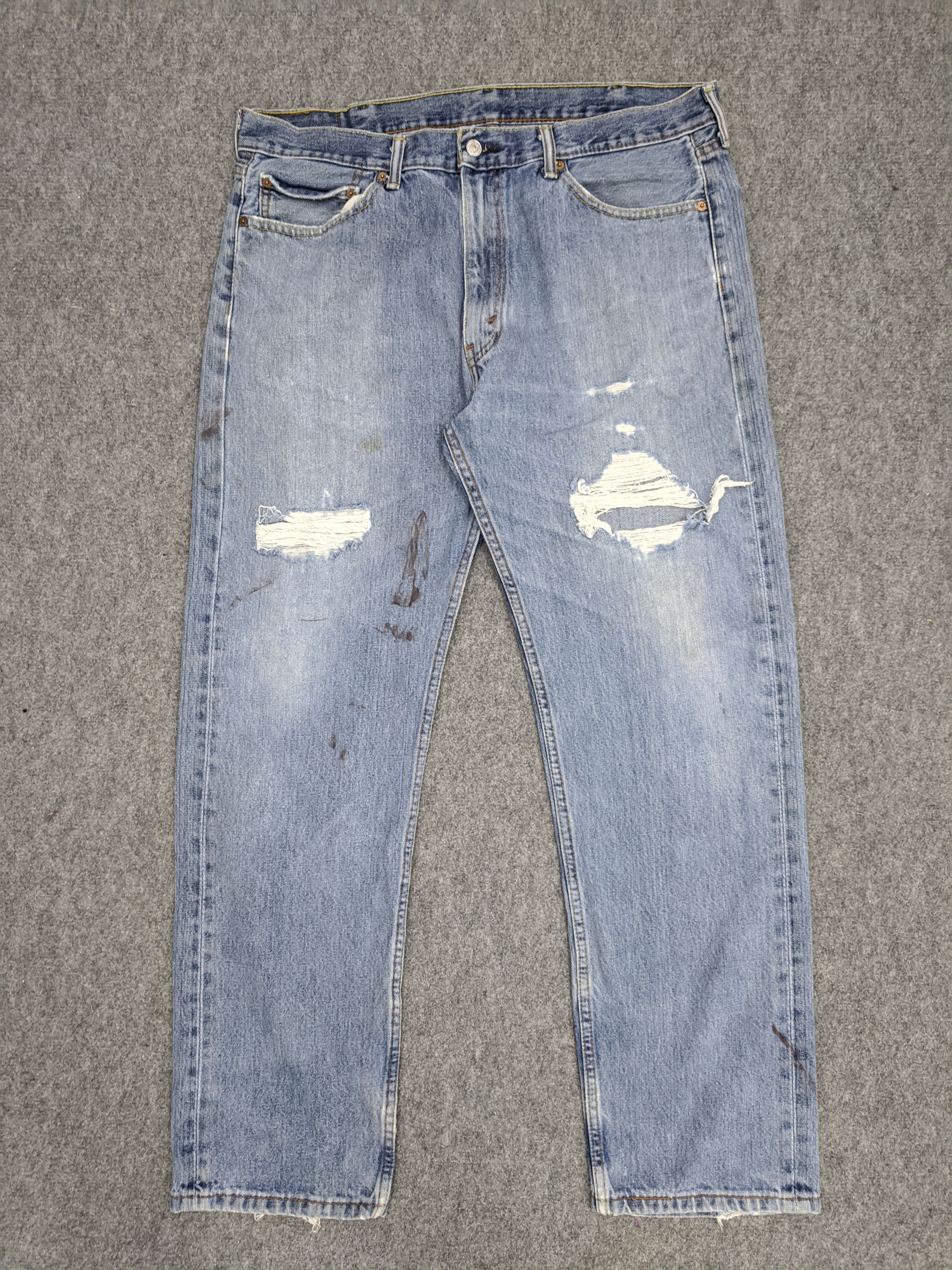 Levi's Vintage Levis 505 Light Wash Jeans DP0882 Size US 39 - 1 Thumbnail