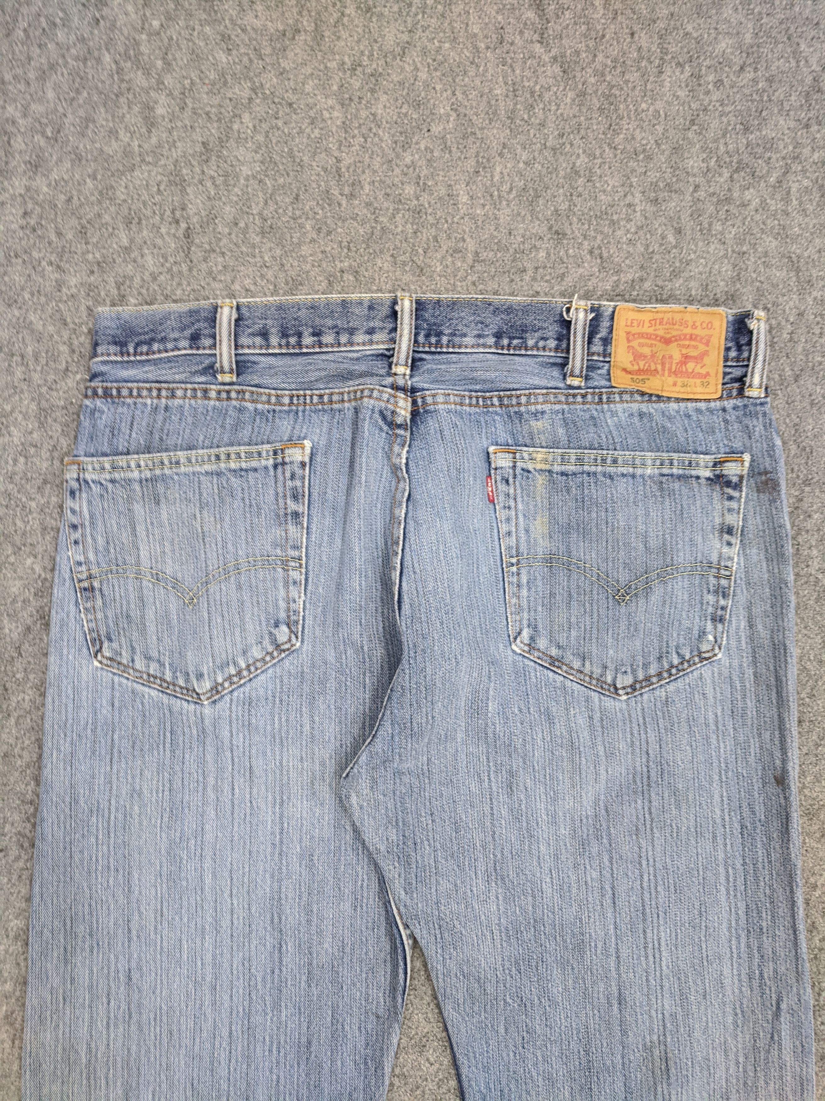 Levi's Vintage Levis 505 Light Wash Jeans DP0882 Size US 39 - 4 Thumbnail