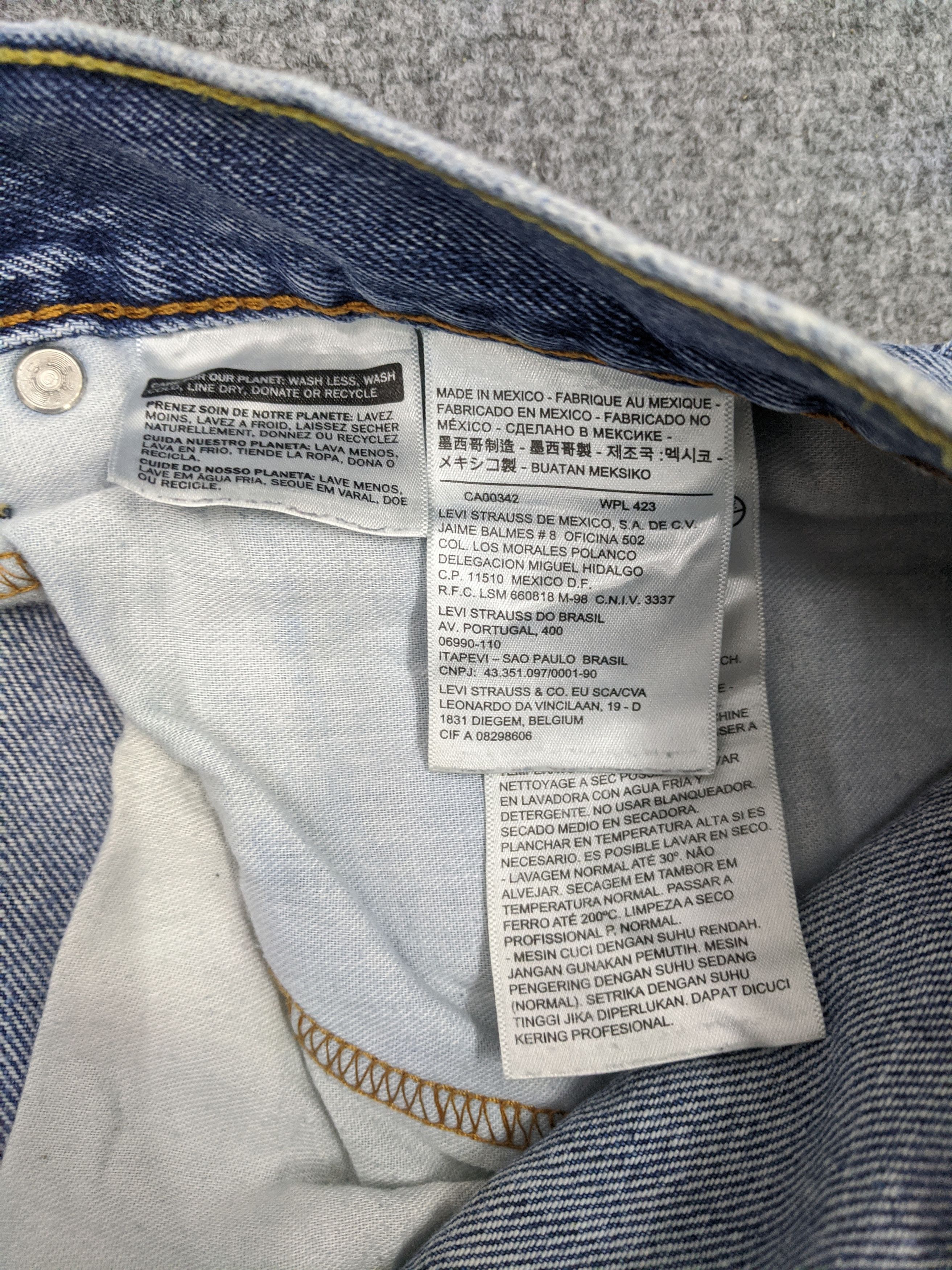 Levi's Vintage Levis 505 Light Wash Jeans DP0882 Size US 39 - 6 Thumbnail