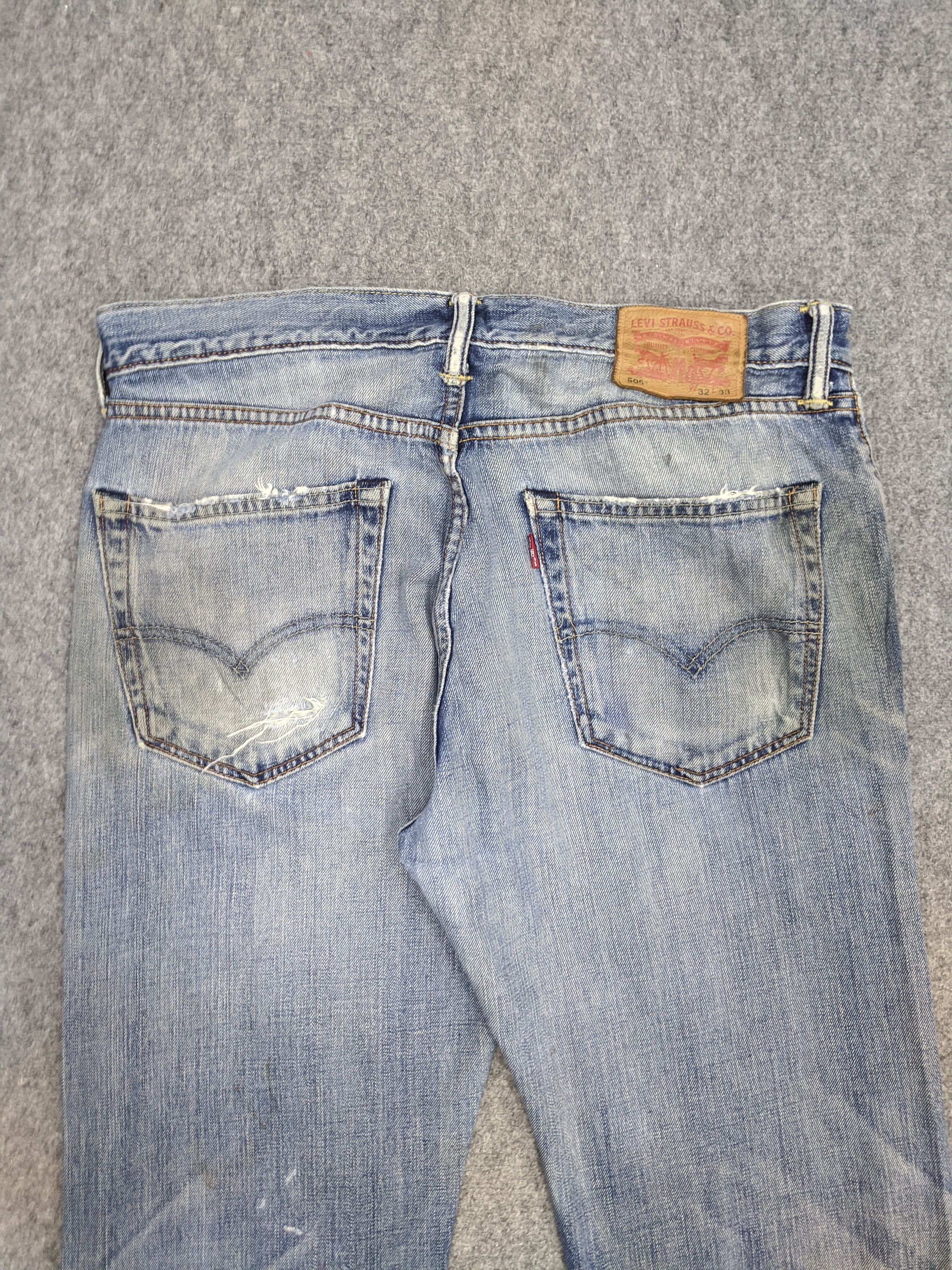 Levi's Vintage Levis 505 Light Wash Jeans DP0880 Size US 35 - 4 Thumbnail