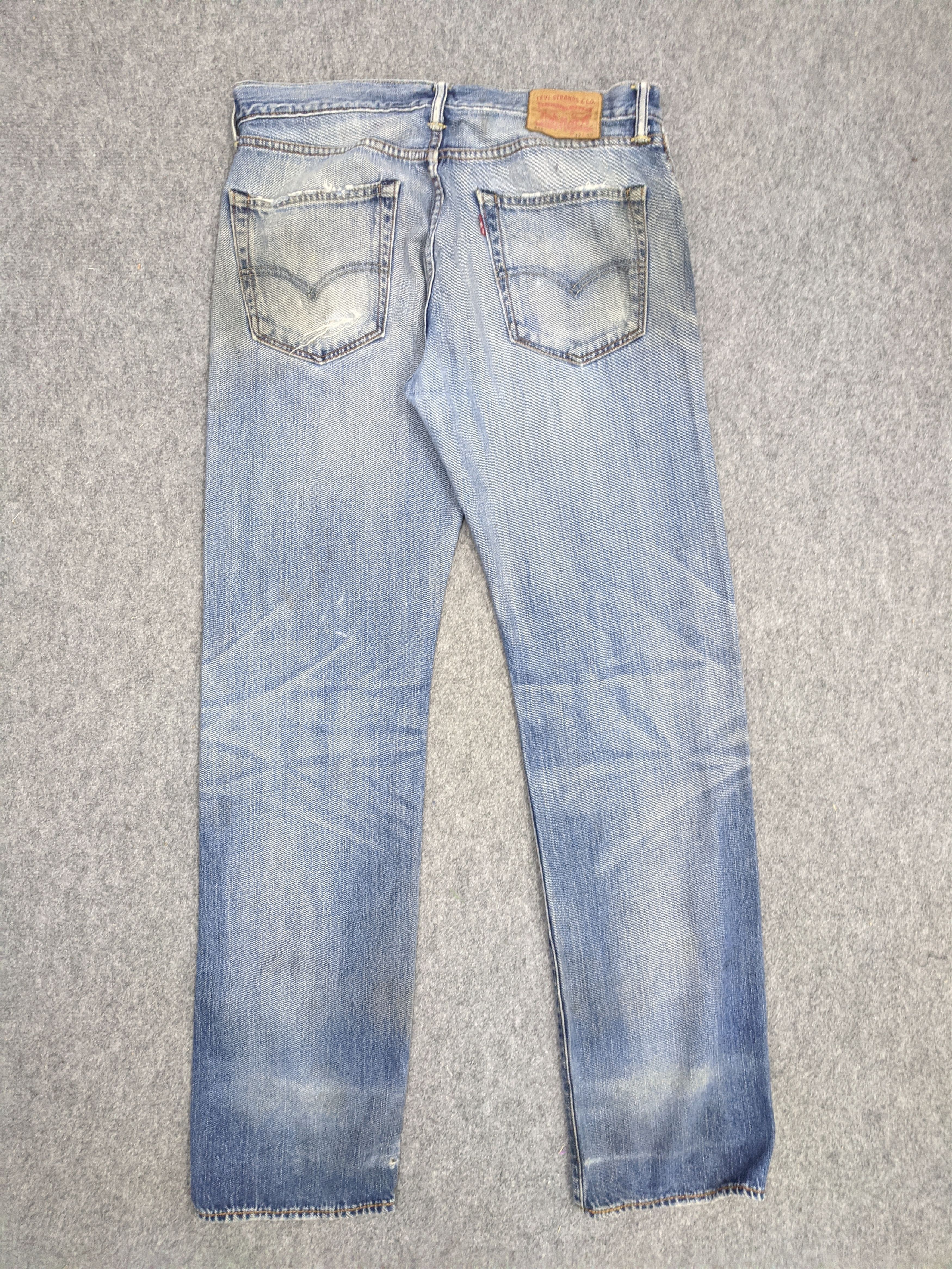 Levi's Vintage Levis 505 Light Wash Jeans DP0880 Size US 35 - 3 Thumbnail