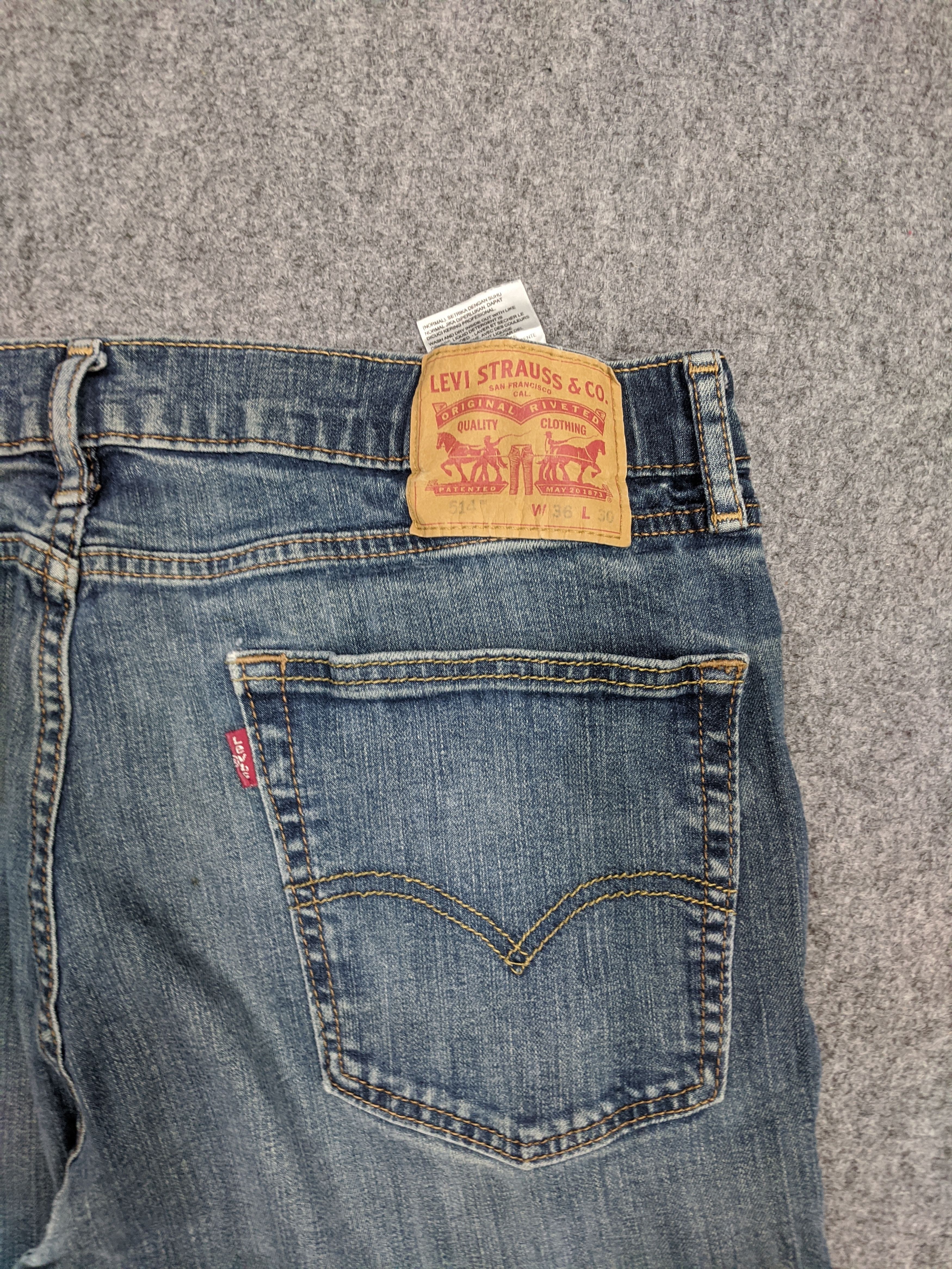 Levi's Vintage Levis 514 Jeans DP0876 Size US 35 - 13 Thumbnail