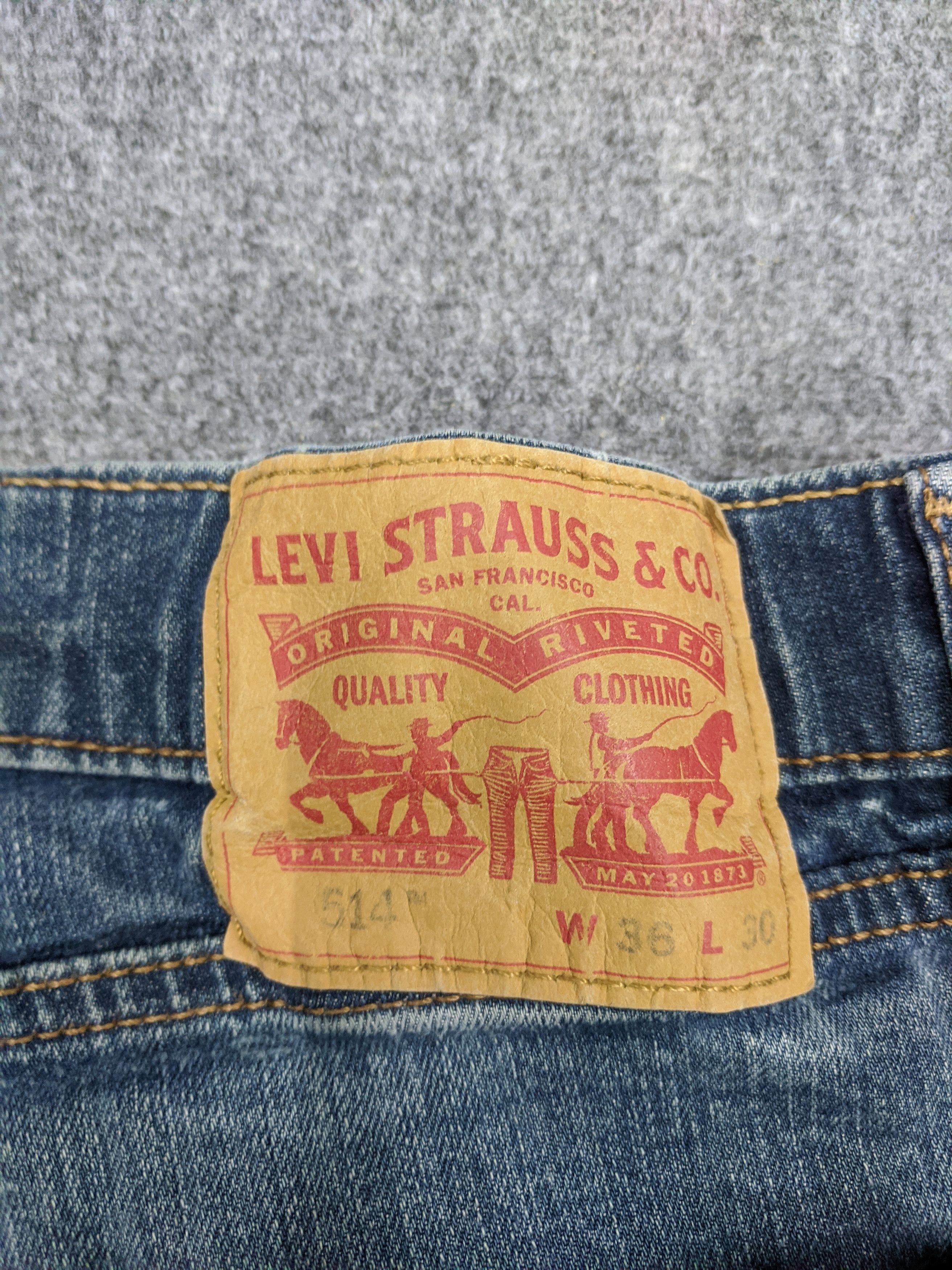 Levi's Vintage Levis 514 Jeans DP0876 Size US 35 - 5 Thumbnail