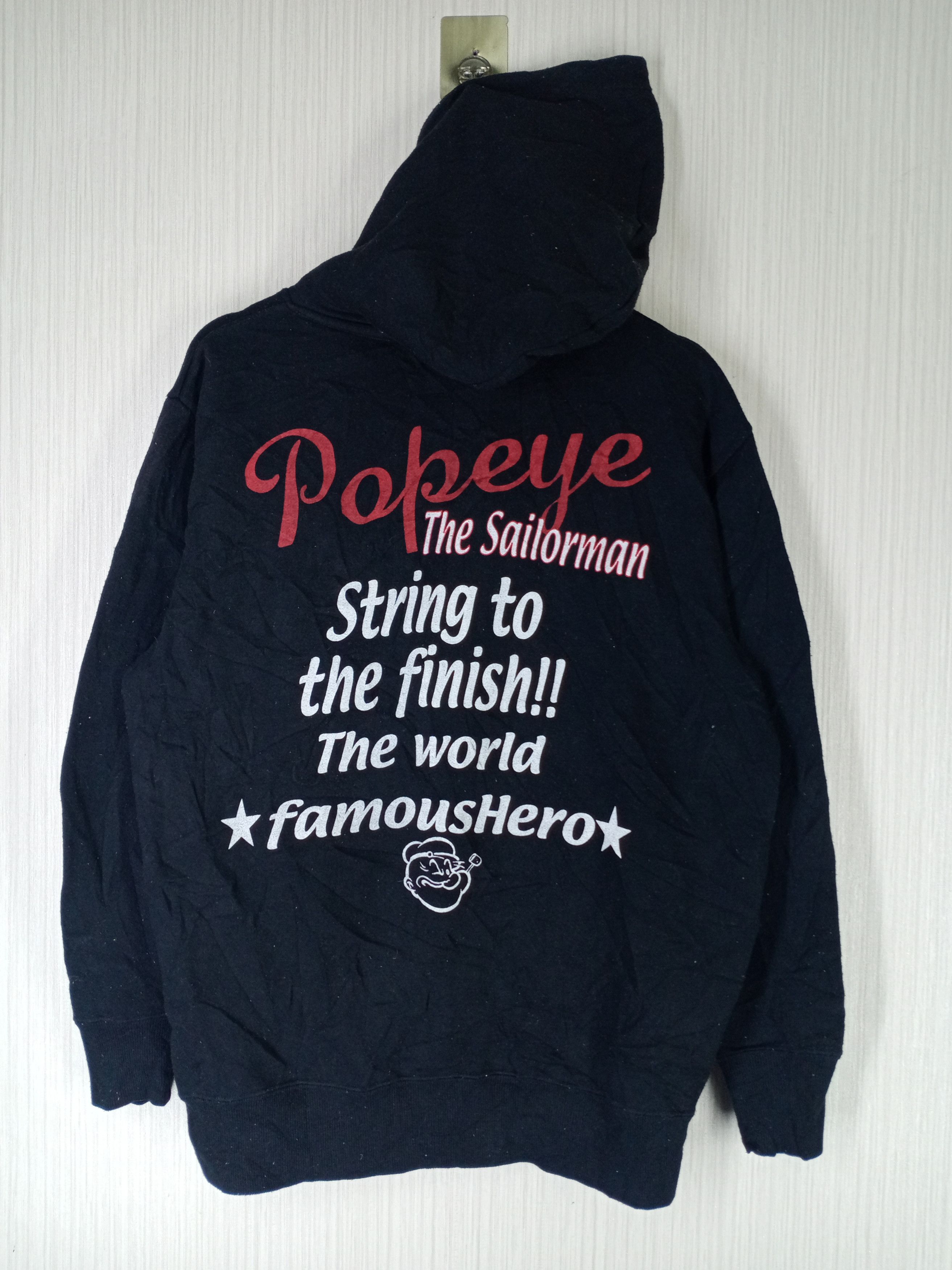 Cartoon Network Vintage Popeye Hoodie Sweatshirt Size US M / EU 48-50 / 2 - 2 Thumbnail
