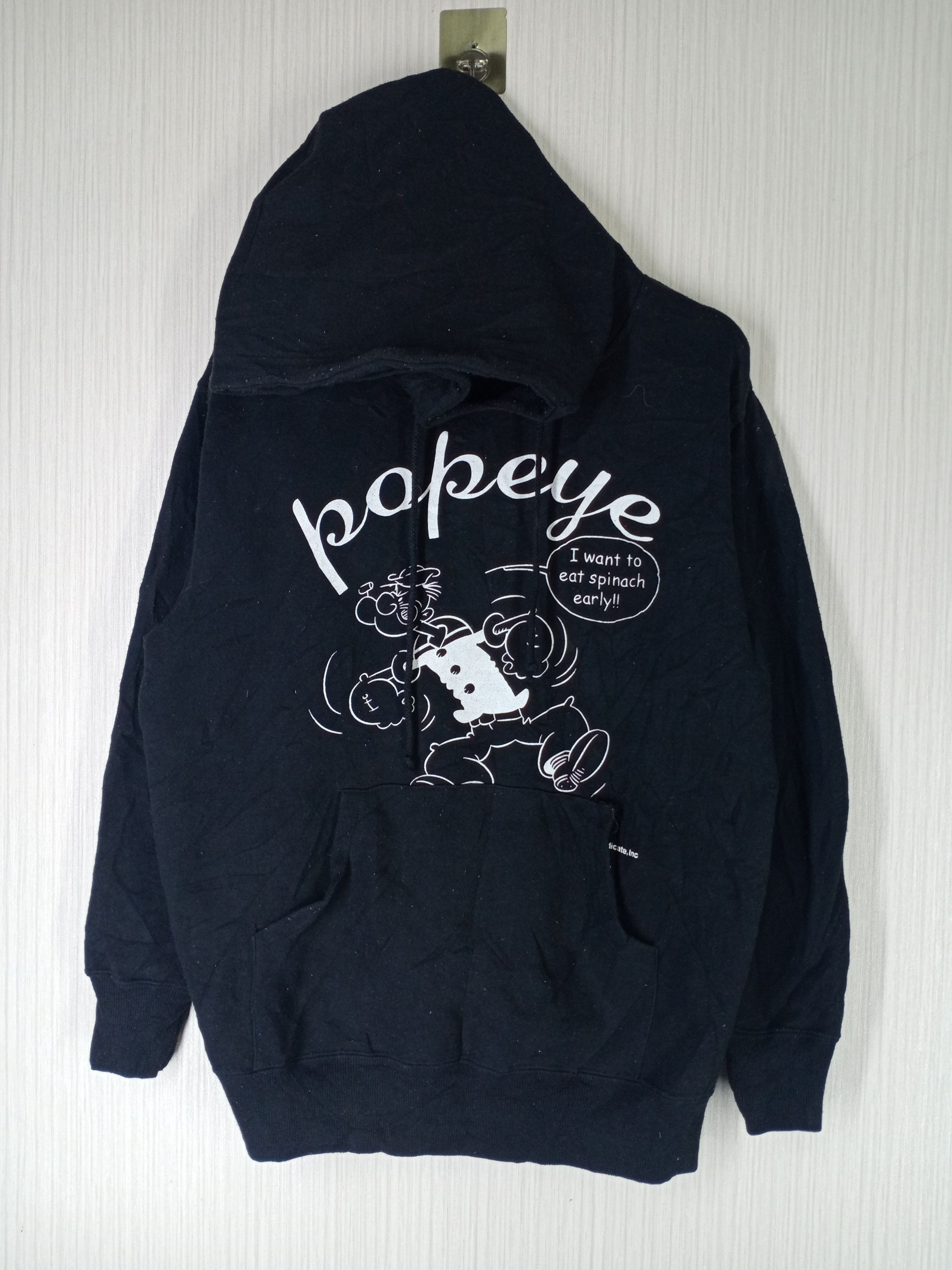 Vintage Popeye Hoodie Sweatshirt
