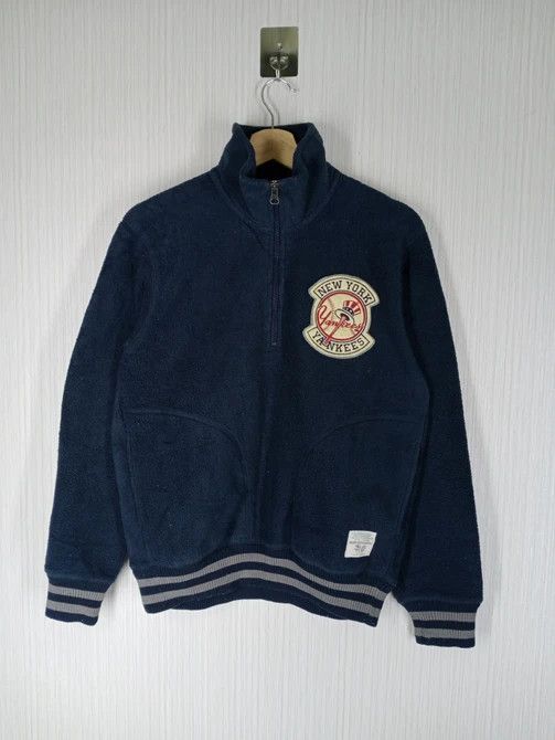 MLB Vintage MLB New York Yankees Half Zipper Fleece Sweatshirt Size US M / EU 48-50 / 2 - 1 Thumbnail