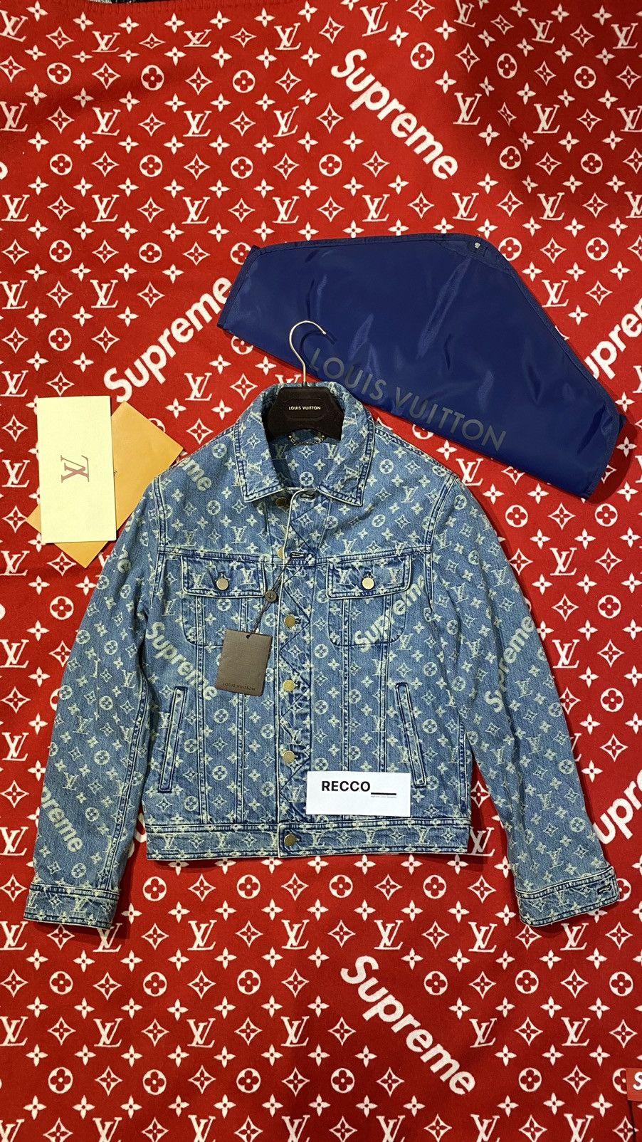 Supreme Lv Denim Jacket Hotsell -  1688980346