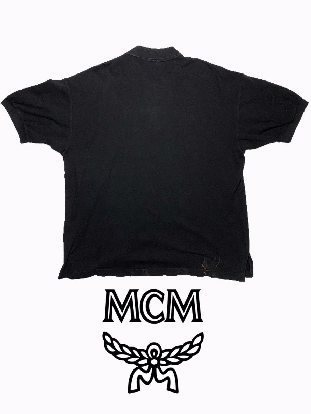 Designer × MCM × Vintage MCM LEGERE Embroidery Logo Italy vintage luxury end polo off Size US L / EU 52-54 / 3 - 3 Thumbnail
