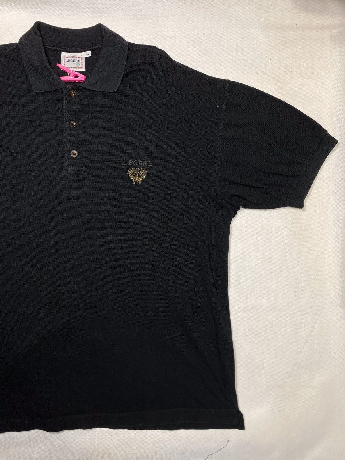 Designer × MCM × Vintage MCM LEGERE Embroidery Logo Italy vintage luxury end polo off Size US L / EU 52-54 / 3 - 4 Thumbnail