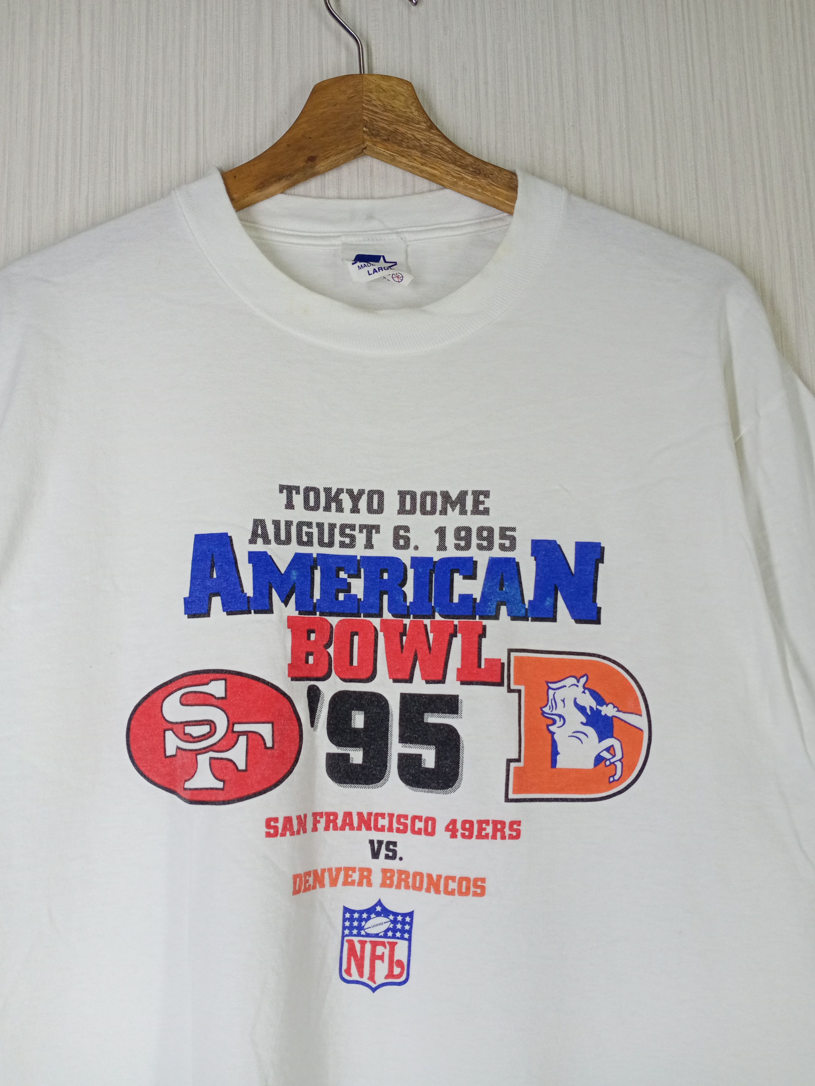 NFL Vintage 1995 San Francisco 49ers Vs Denver Broncos Size US L / EU 52-54 / 3 - 2 Thumbnail