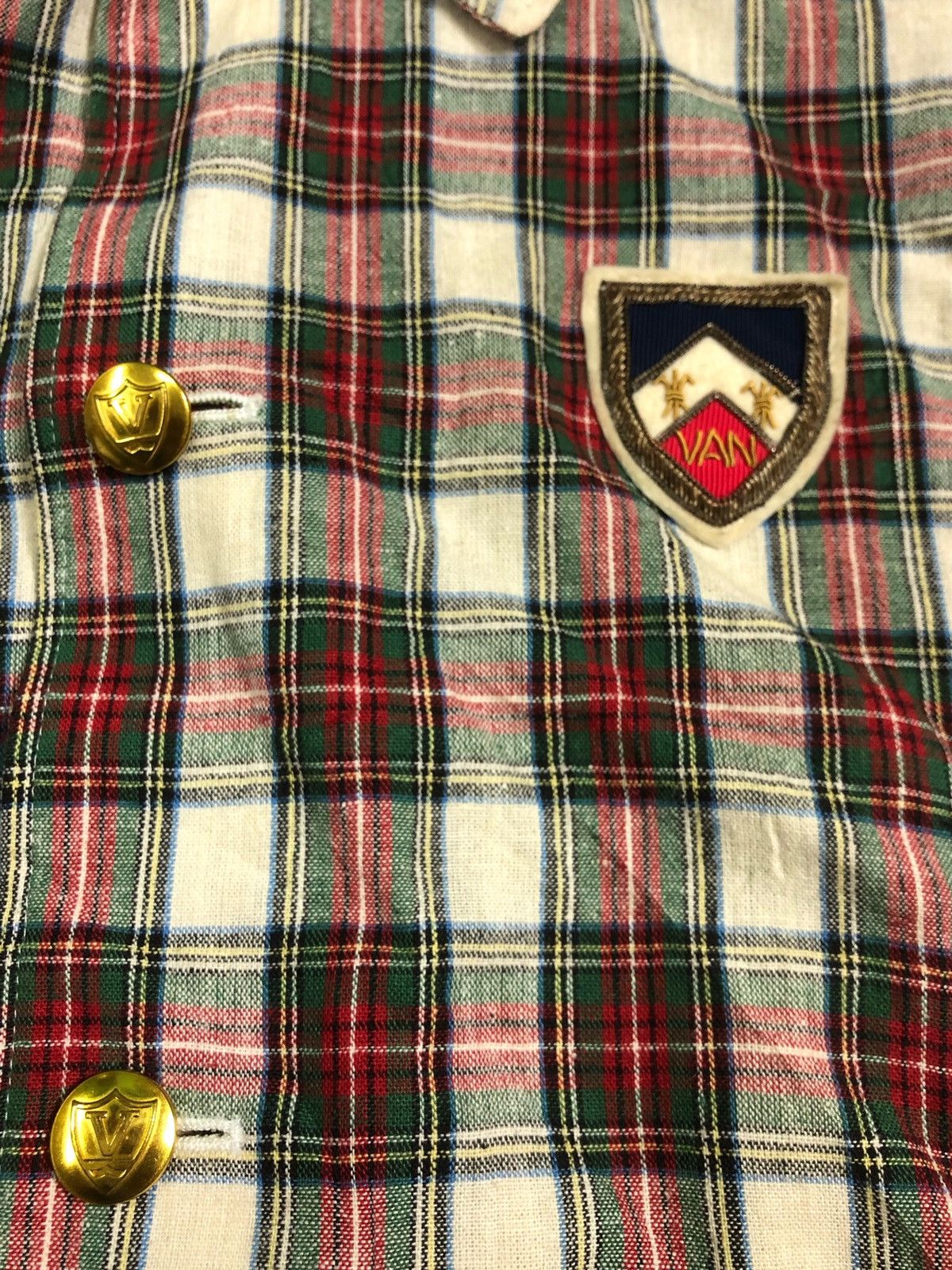 Japanese Brand × Van Vintage Tartan Bomber Style Jacket by VAN SZ M Size US M / EU 48-50 / 2 - 3 Thumbnail