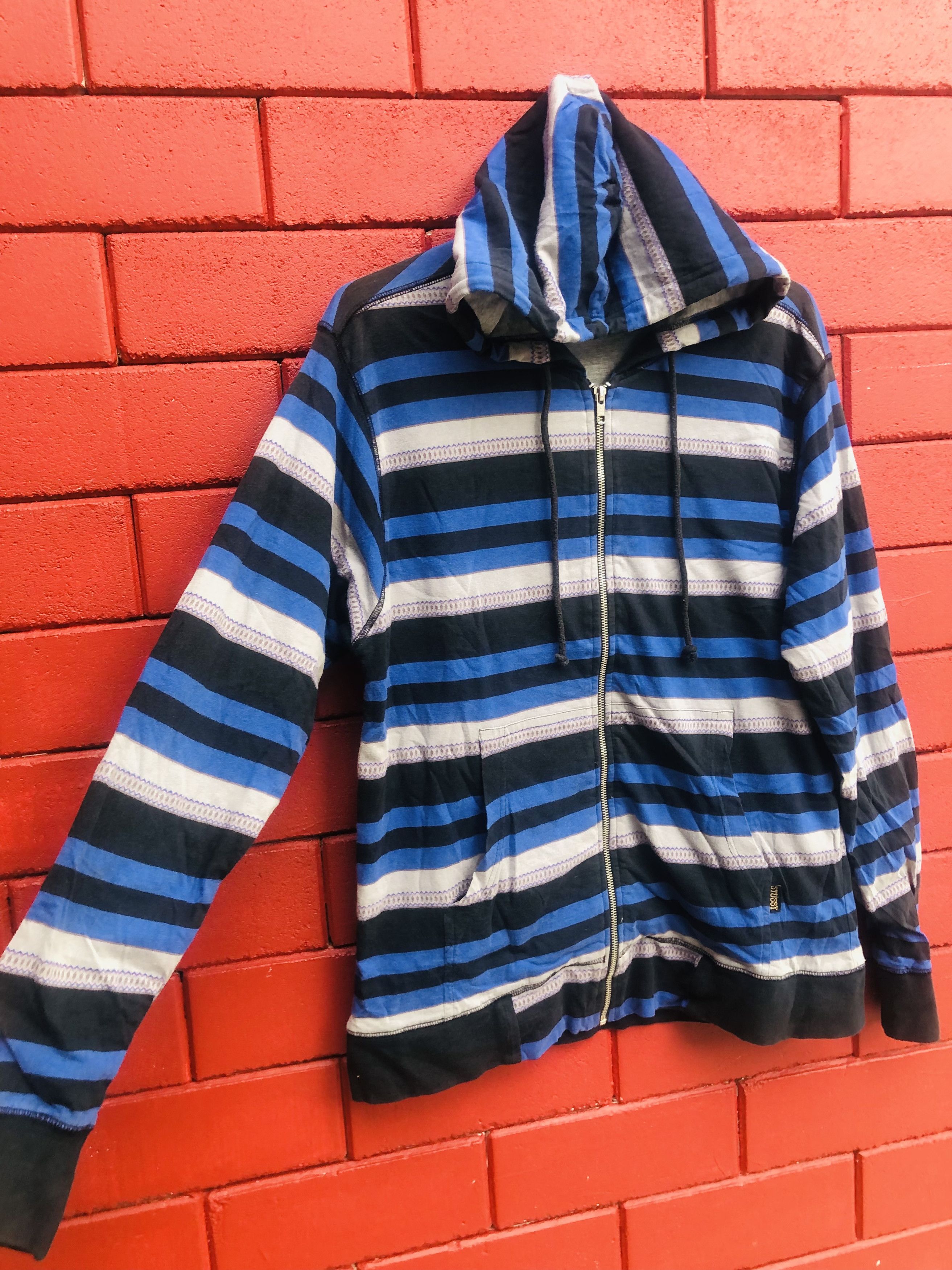 Japanese Brand Vintage Stussy Stripes Japanese Designer Fashion Style Size US M / EU 48-50 / 2 - 5 Thumbnail