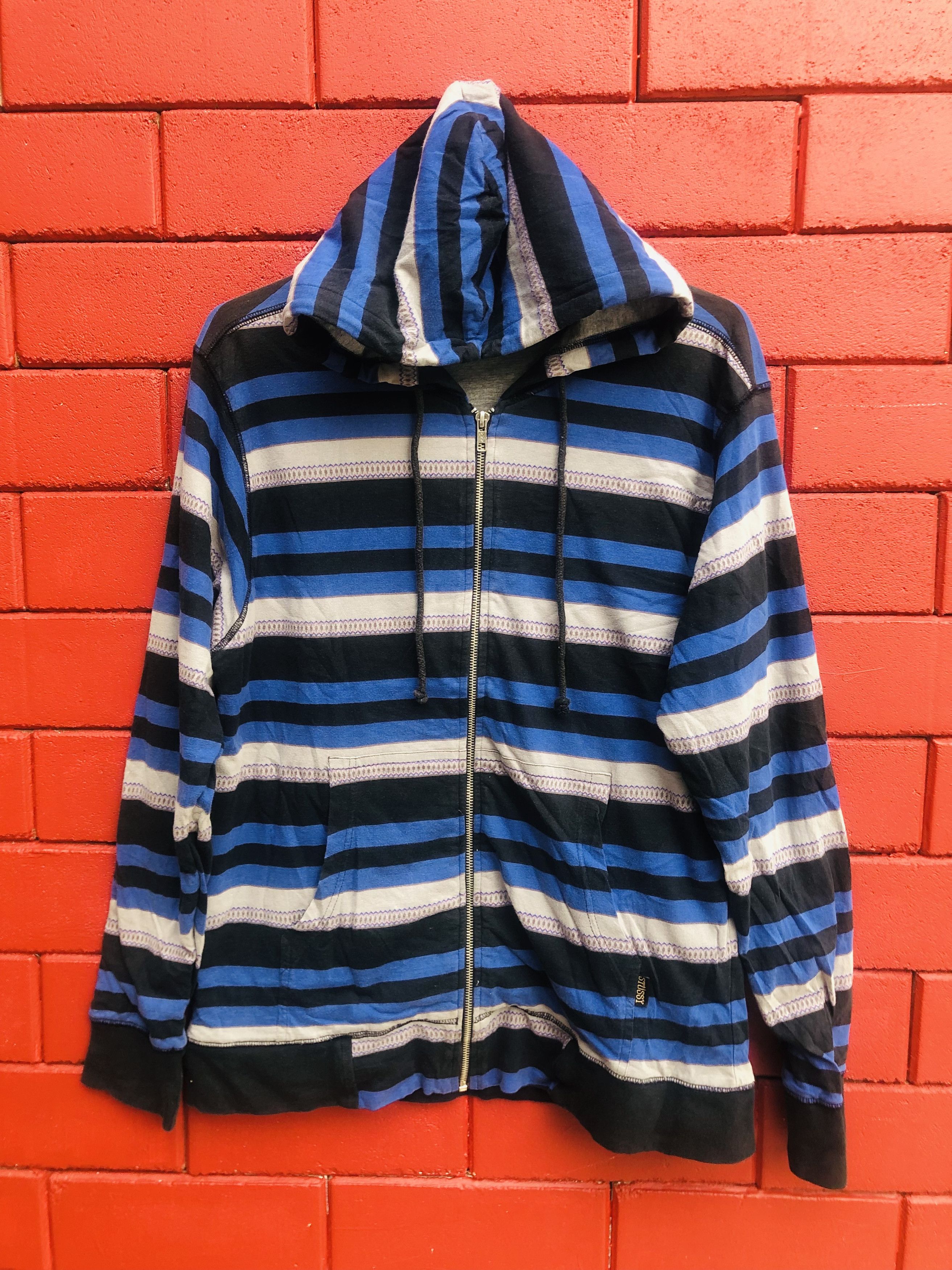 Japanese Brand Vintage Stussy Stripes Japanese Designer Fashion Style Size US M / EU 48-50 / 2 - 1 Thumbnail