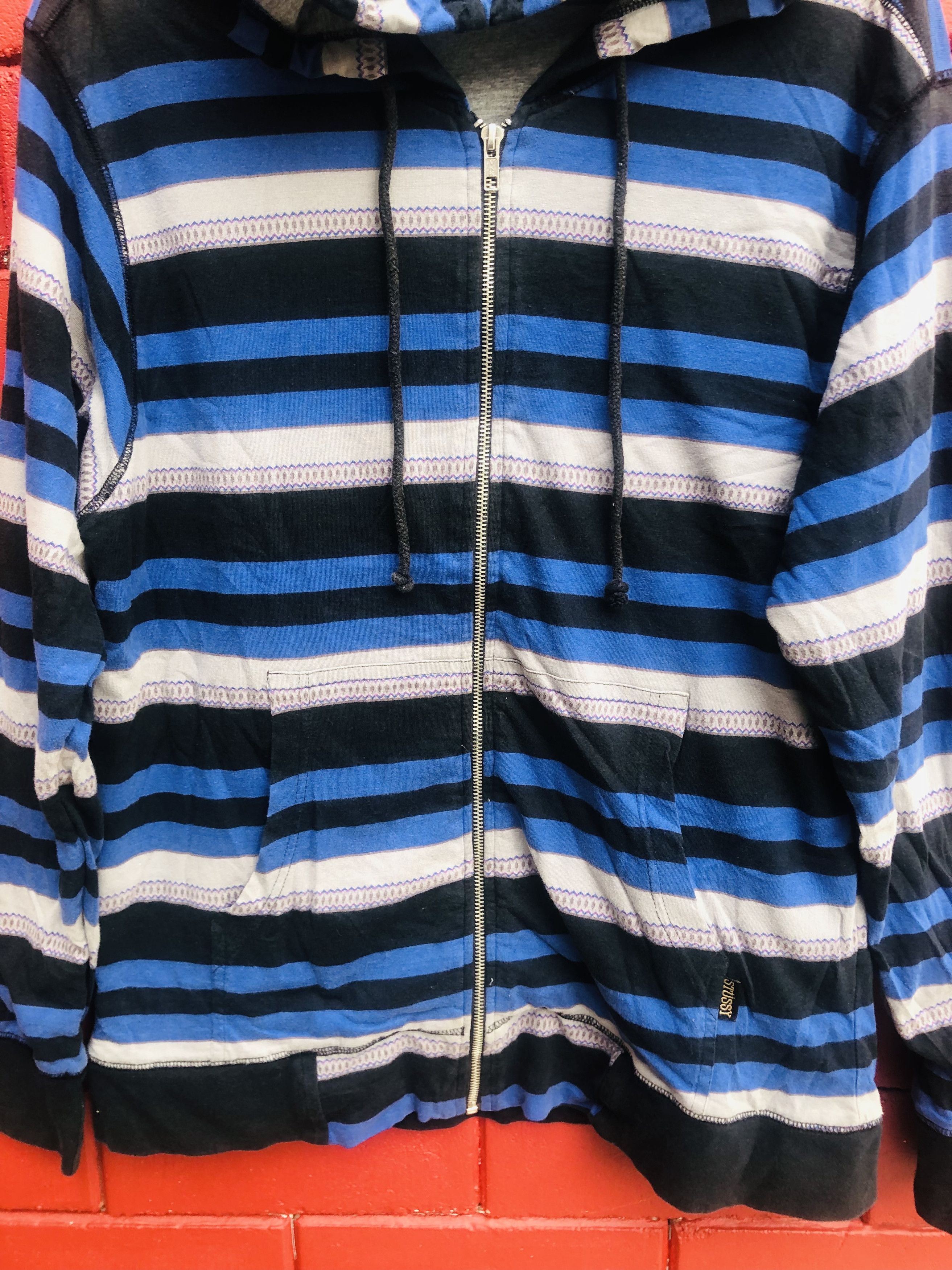 Japanese Brand Vintage Stussy Stripes Japanese Designer Fashion Style Size US M / EU 48-50 / 2 - 4 Thumbnail