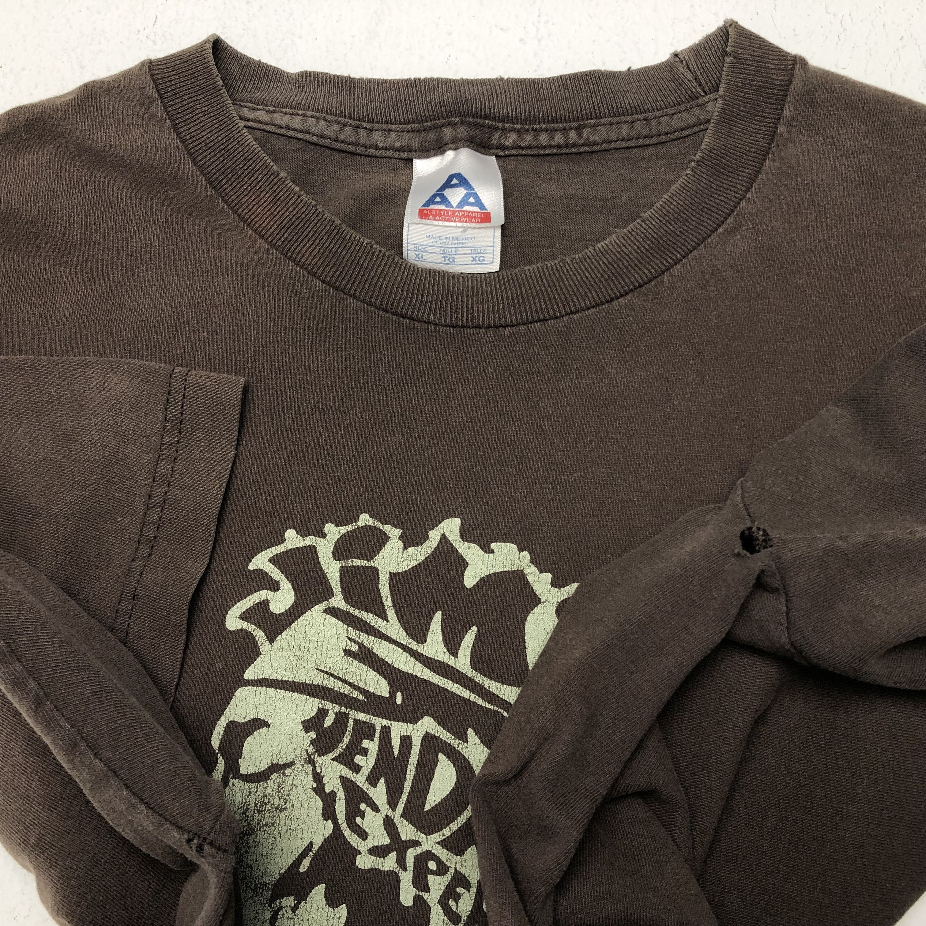 Jimi Hendrix × Vintage Vintage Jimi Hendrix Rock Design Tshirt Size US XL / EU 56 / 4 - 4 Thumbnail