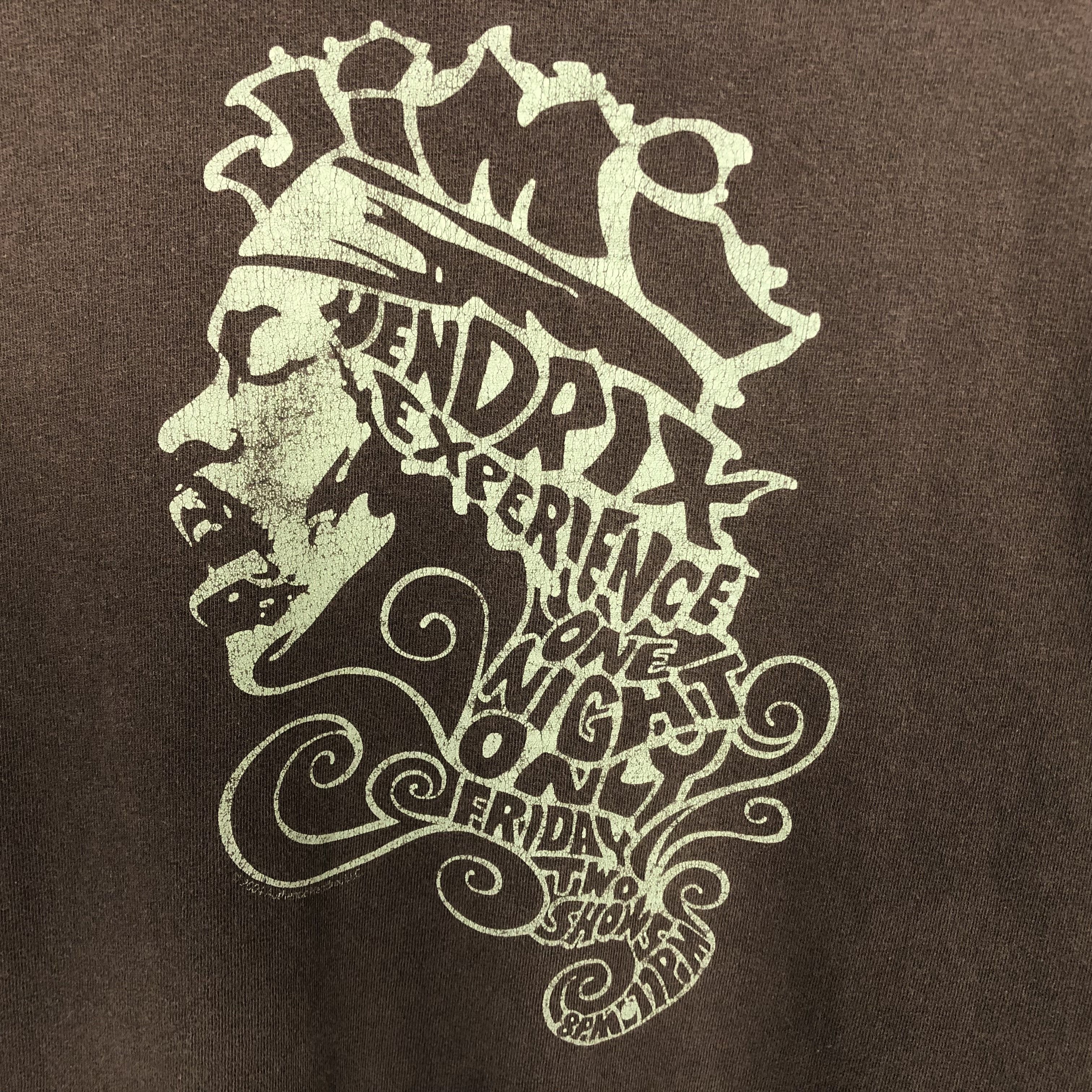 Jimi Hendrix × Vintage Vintage Jimi Hendrix Rock Design Tshirt Size US XL / EU 56 / 4 - 2 Thumbnail