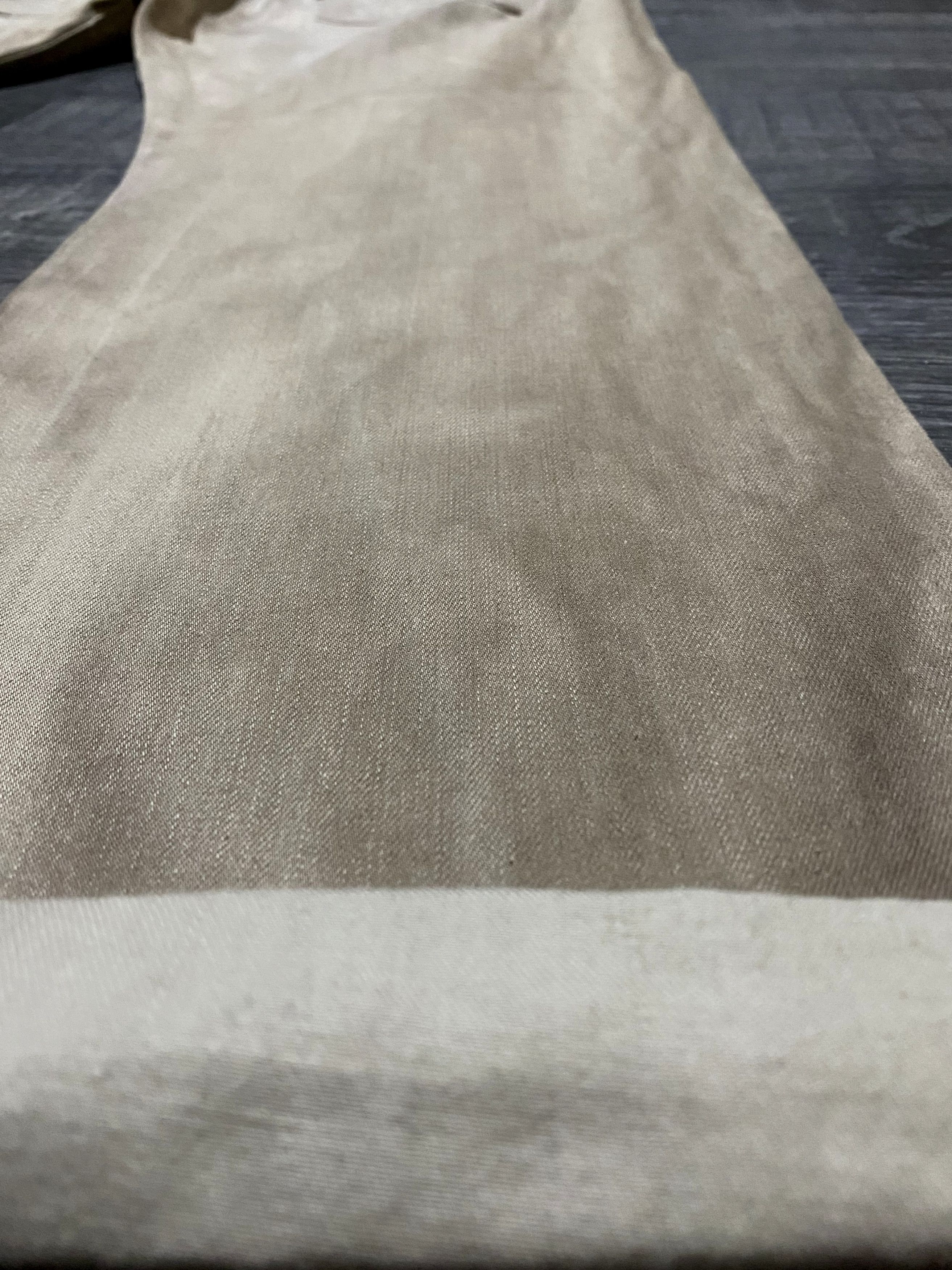 Levi's Vintage Clothing Levi's 501 "Frost Finish” Dyed Painted Beige Jeans Denim Size US 33 - 25 Thumbnail