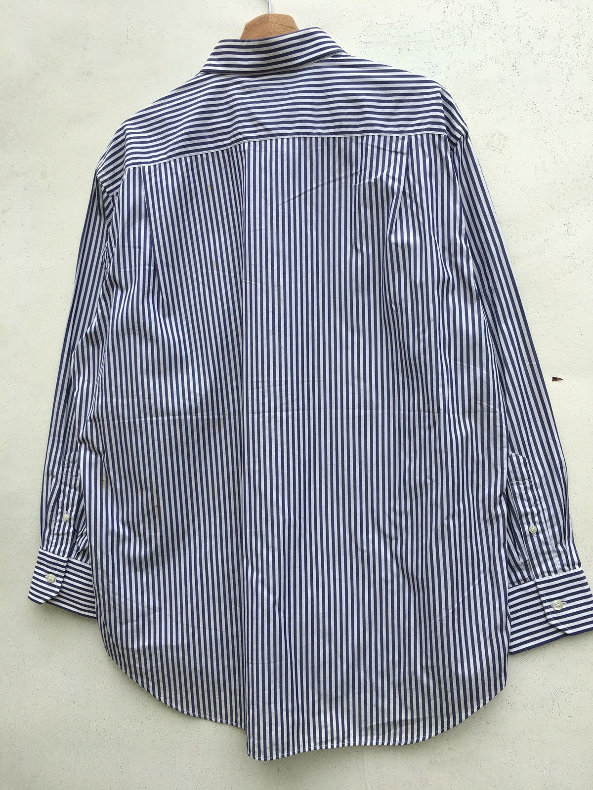 Lanvin Vintage Lanvin Stripes Long sleeve Collar Shirt Size US L / EU 52-54 / 3 - 15 Thumbnail