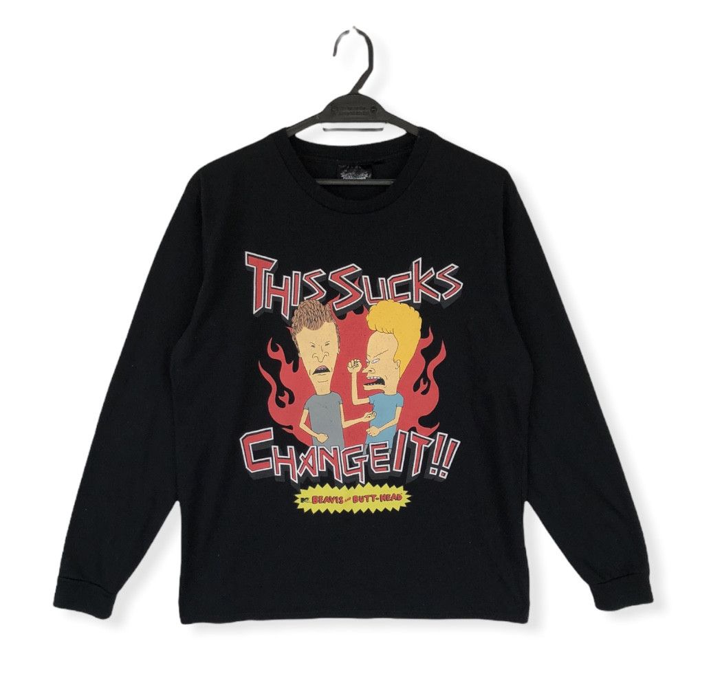 2013 MTV MIKE JUDGE BEAVIS & BUTT-HEAD L/S SHIRT