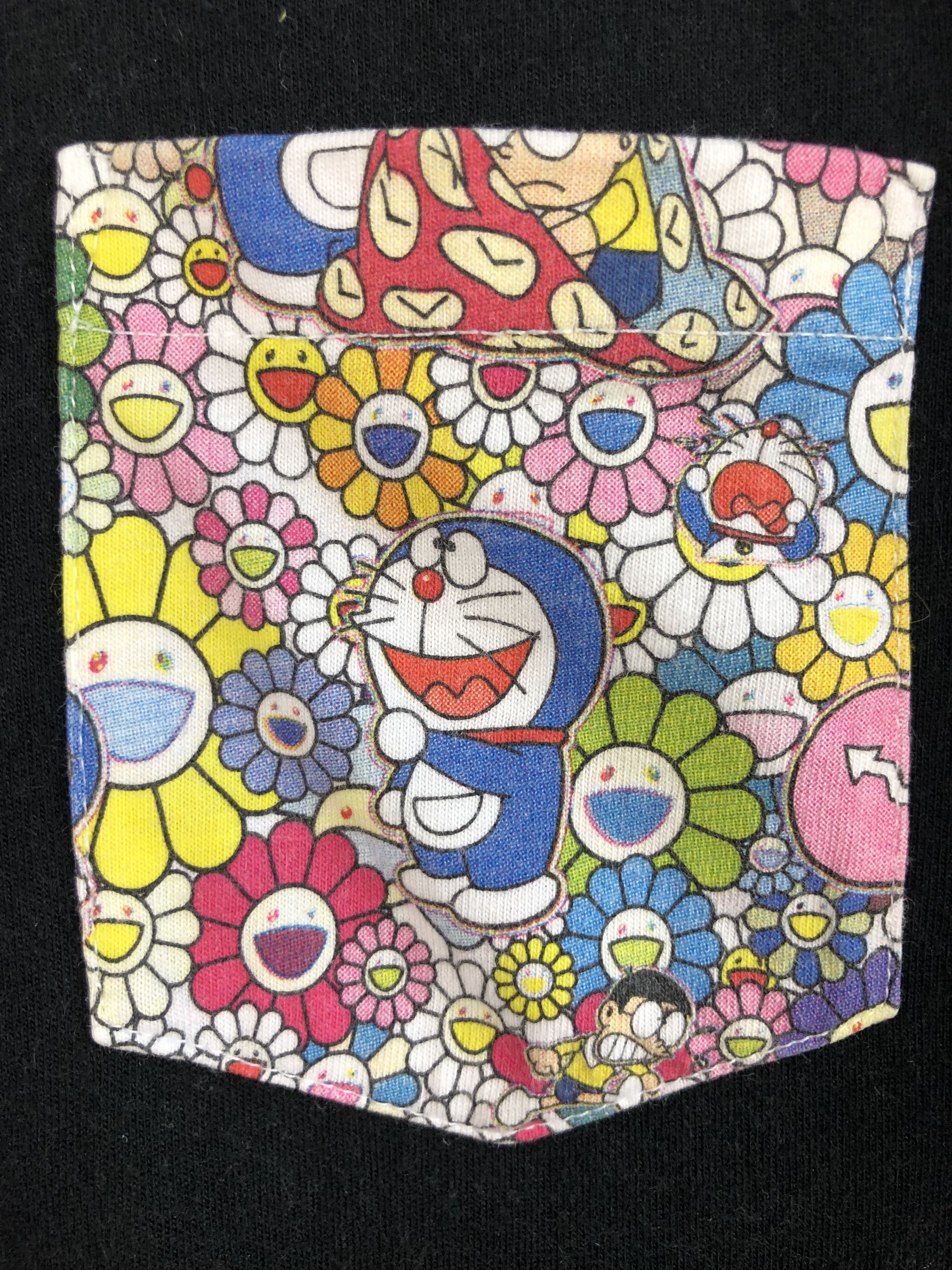 Anime × Takashi Murakami × Uniqlo 2017 MURAKAMI X DORAEMON SINGLE POCKET TEE Size US S / EU 44-46 / 1 - 4 Thumbnail