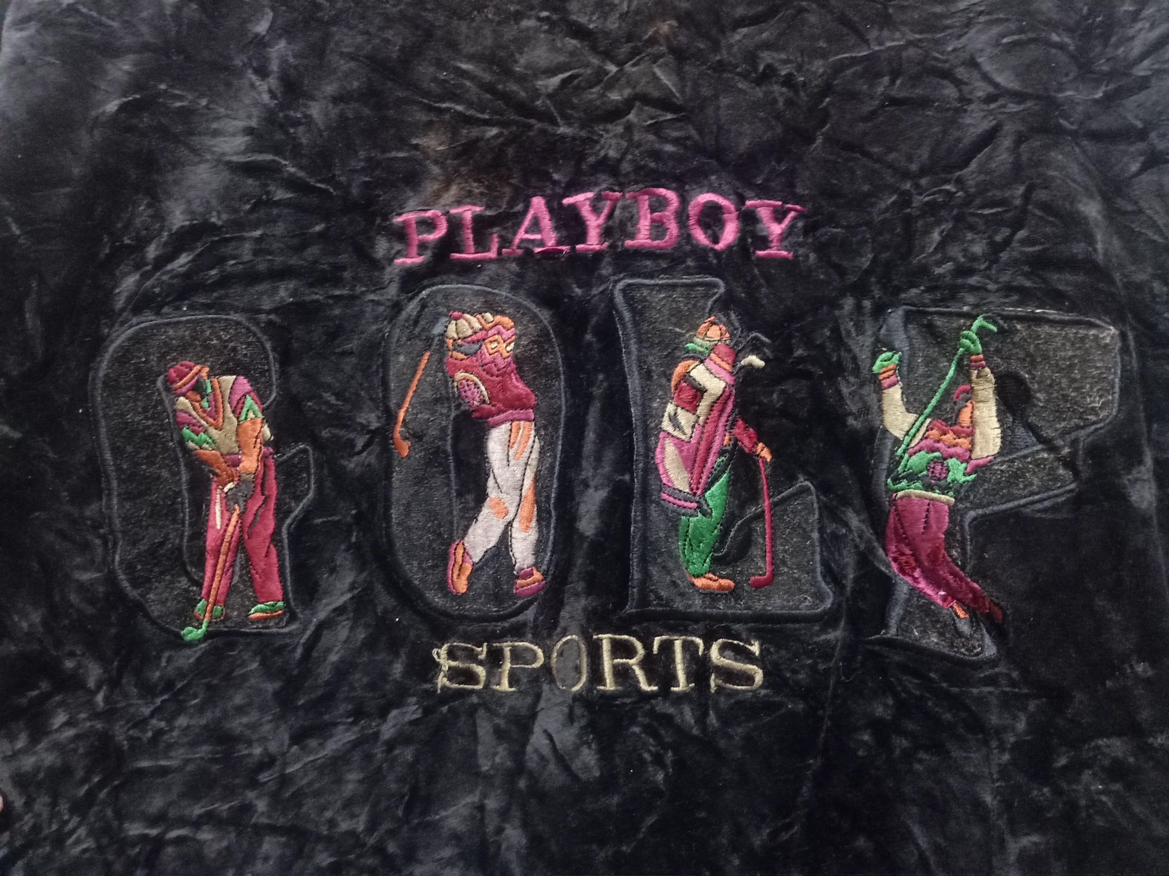 Playboy Rare Vtg Playboy & Rabbit Head Sports Golf Sweatshirt Size US XL / EU 56 / 4 - 2 Thumbnail