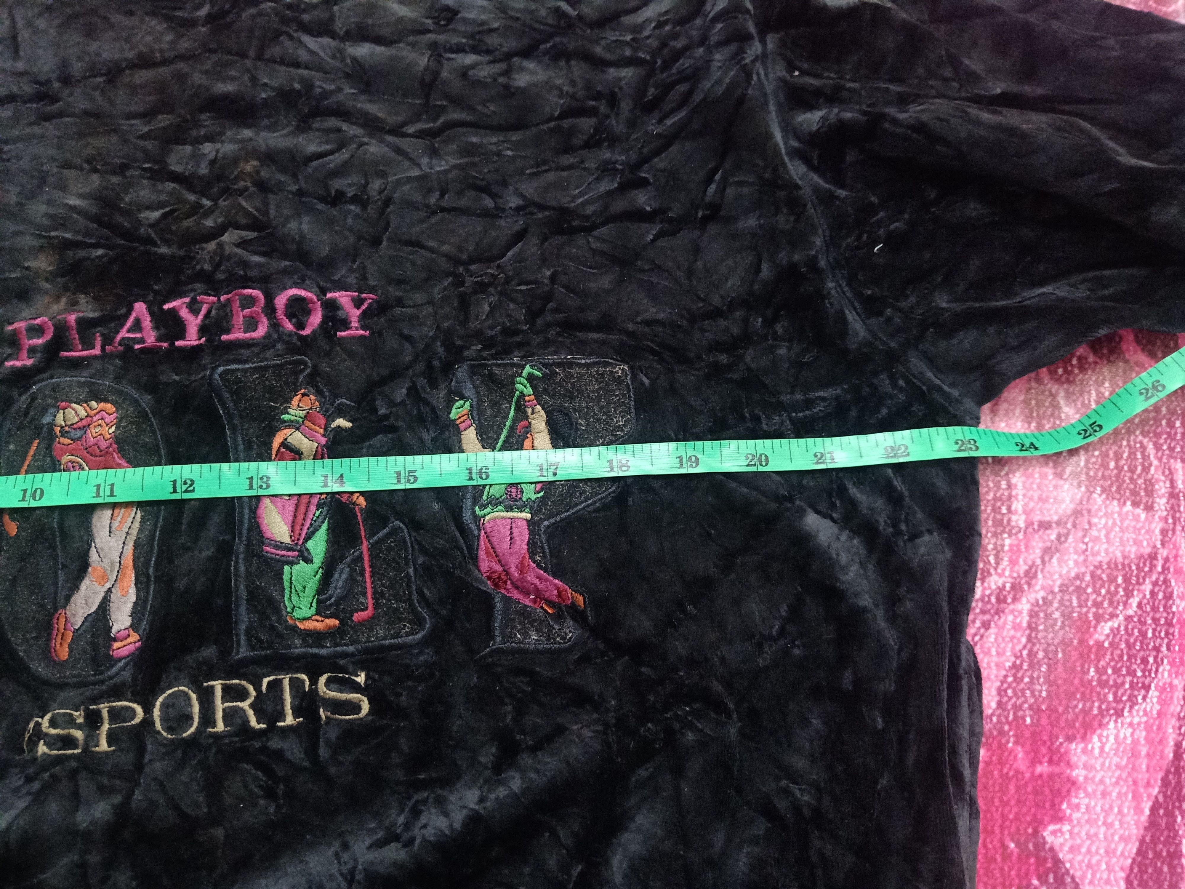Playboy Rare Vtg Playboy & Rabbit Head Sports Golf Sweatshirt Size US XL / EU 56 / 4 - 14 Thumbnail