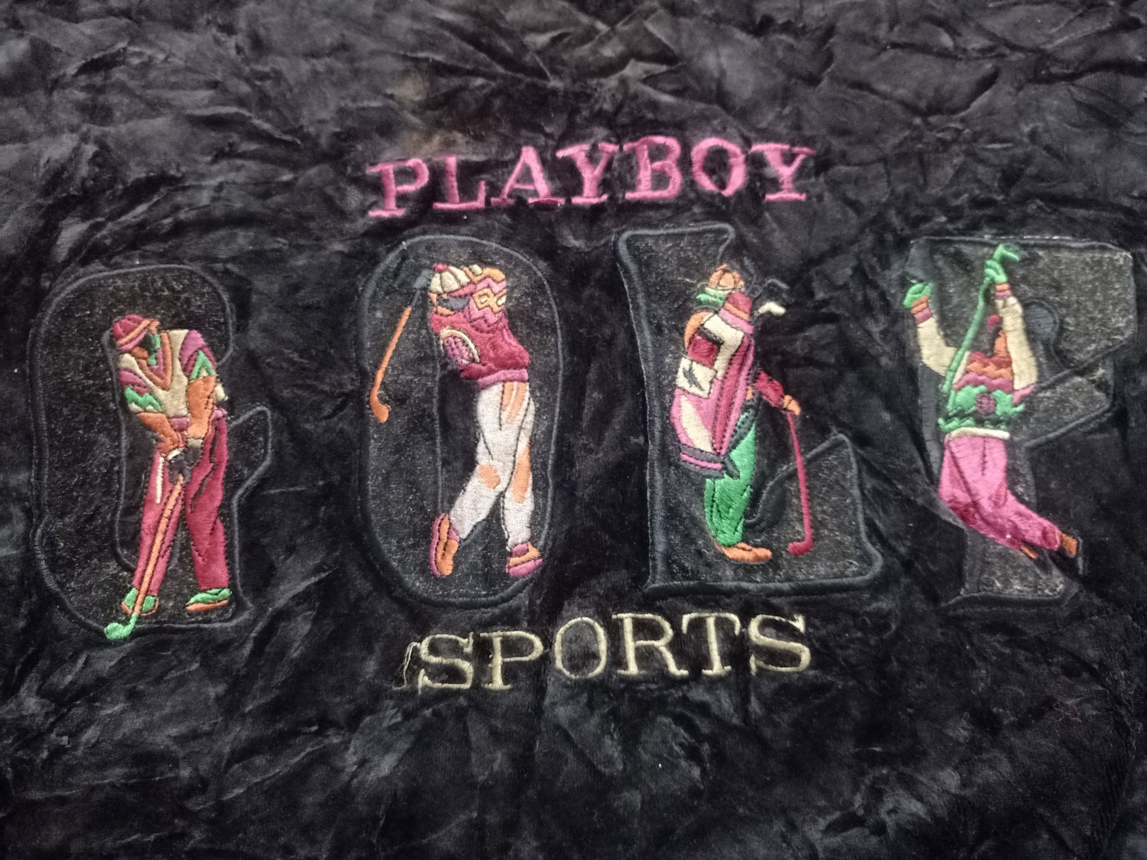 Playboy Rare Vtg Playboy & Rabbit Head Sports Golf Sweatshirt Size US XL / EU 56 / 4 - 12 Thumbnail