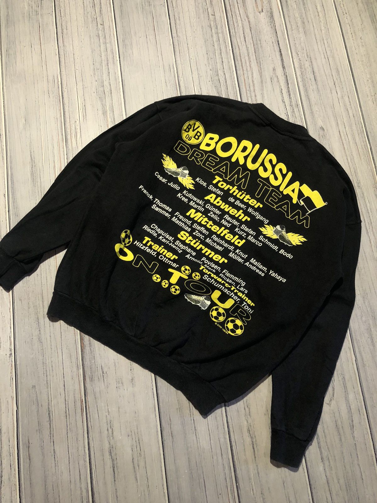 Vintage Vintage Borussia Dortmund Football Sweatshirt 1994 Soccer Size US S / EU 44-46 / 1 - 2 Thumbnail