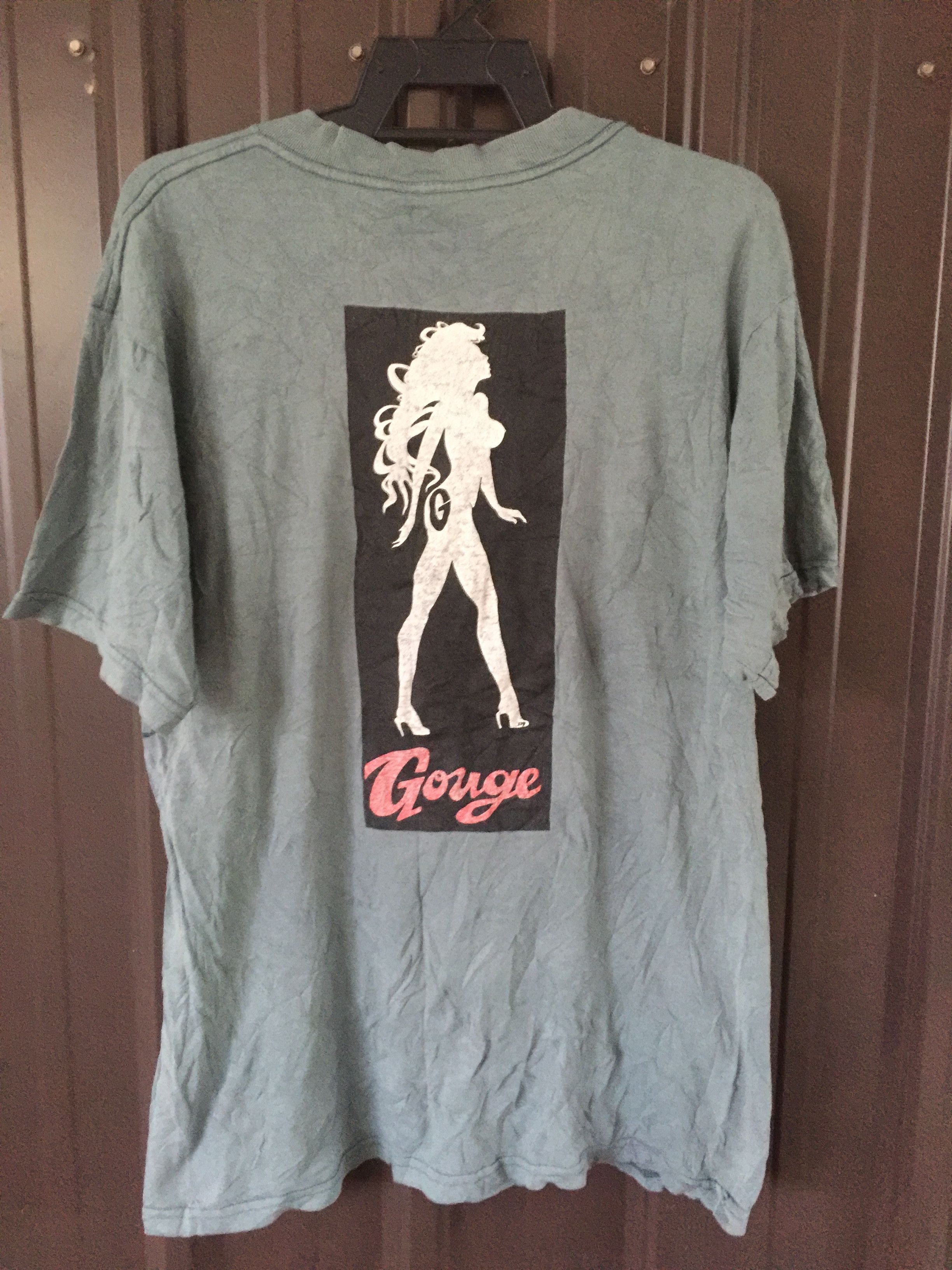 Sex Skateboards 🔥Rare🔥Vintage 90s Gouge Skateboards Sexy Girl Tee Size US M / EU 48-50 / 2 - 2 Thumbnail