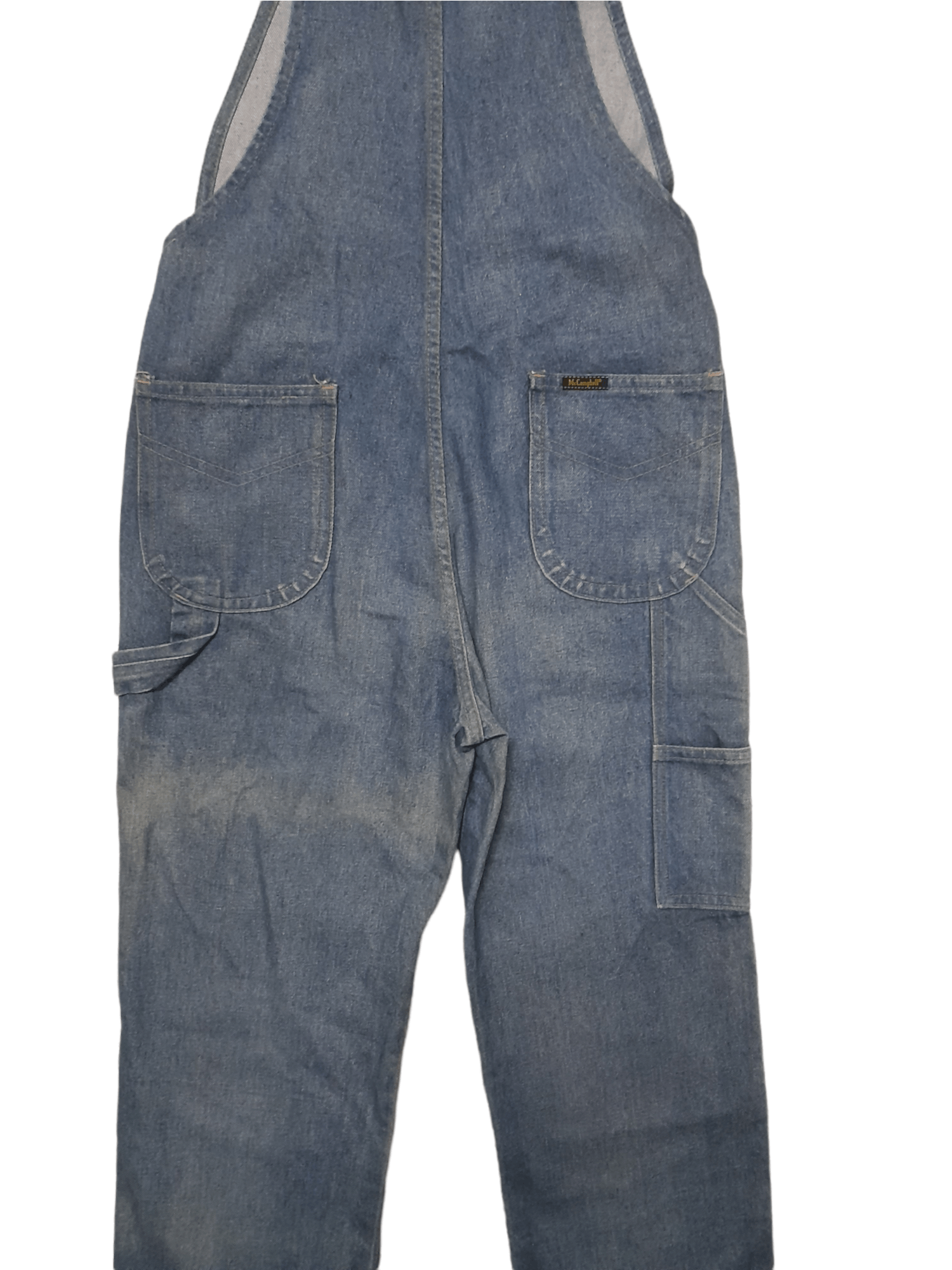 Japanese Brand × Vintage 90s McCampbell Overalls Denim (E203) waist 30 Size US 30 / EU 46 - 6 Thumbnail