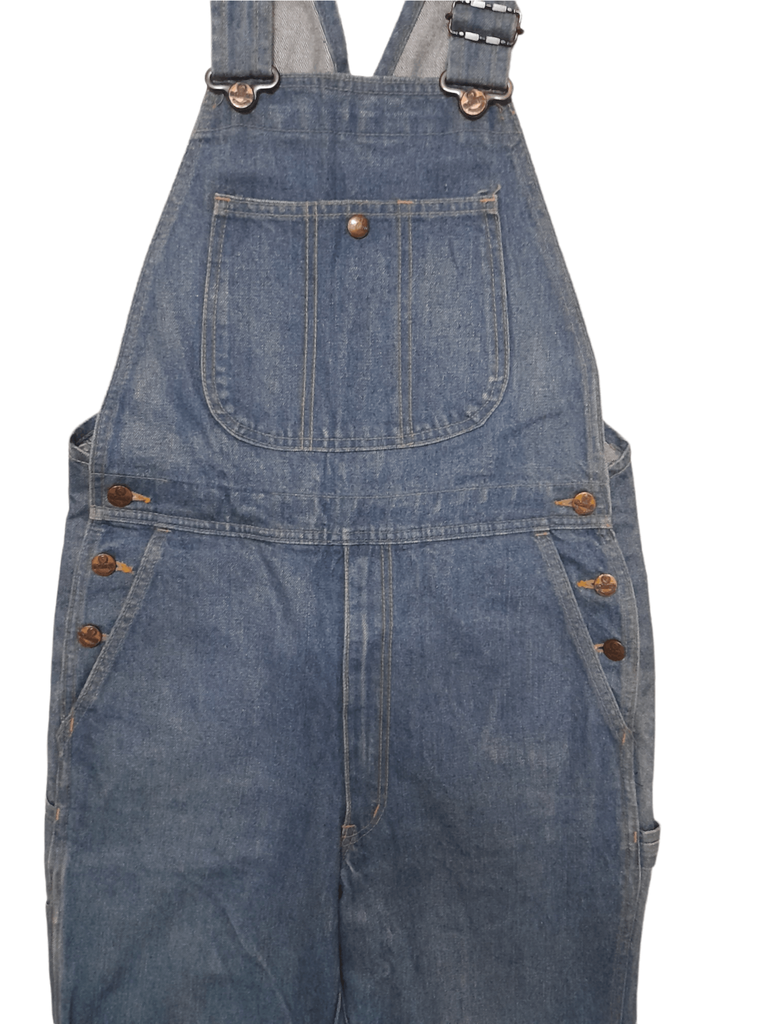 Japanese Brand × Vintage 90s McCampbell Overalls Denim (E203) waist 30 Size US 30 / EU 46 - 4 Thumbnail