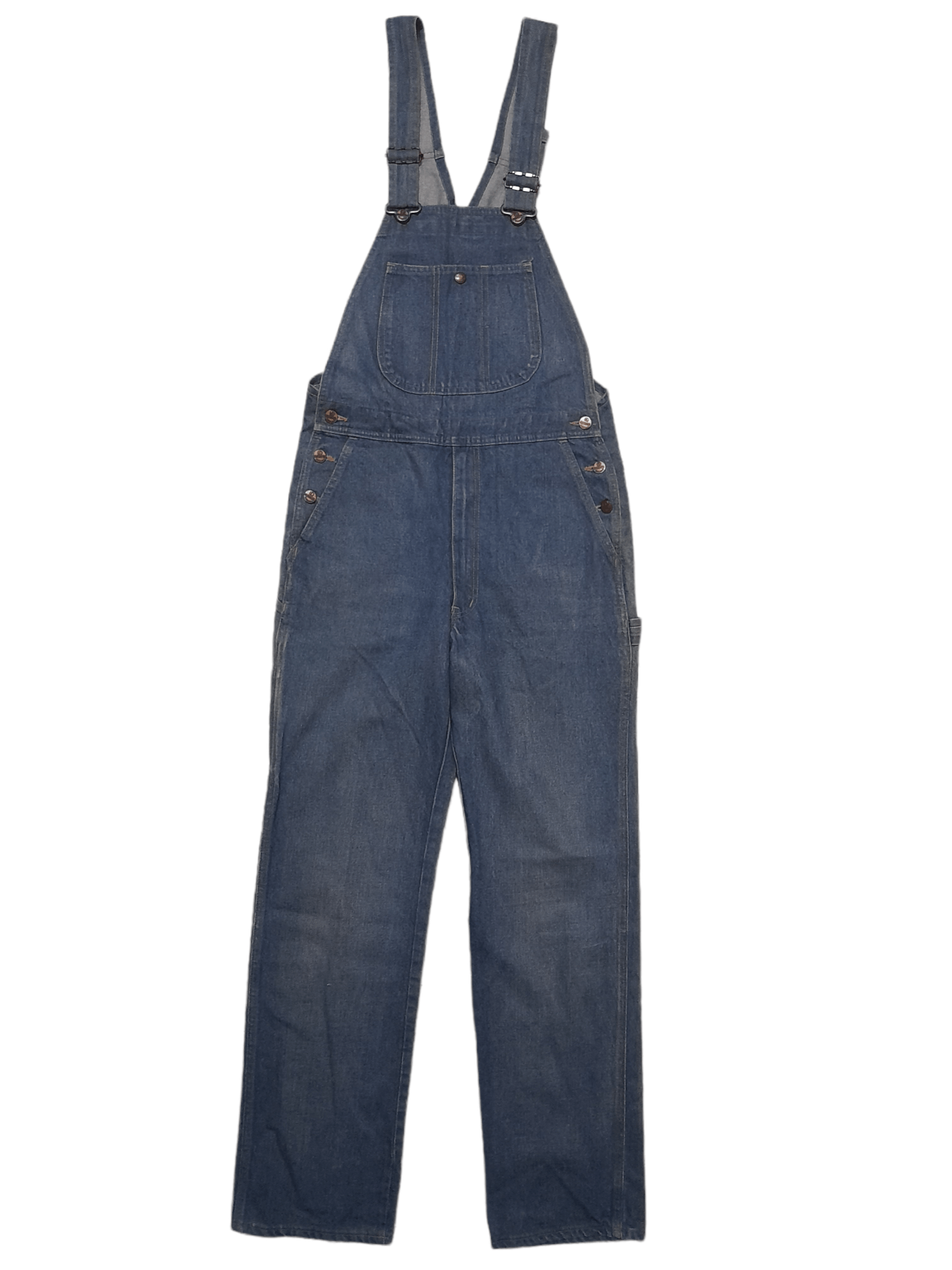Japanese Brand × Vintage 90s McCampbell Overalls Denim (E203) waist 30 Size US 30 / EU 46 - 1 Thumbnail