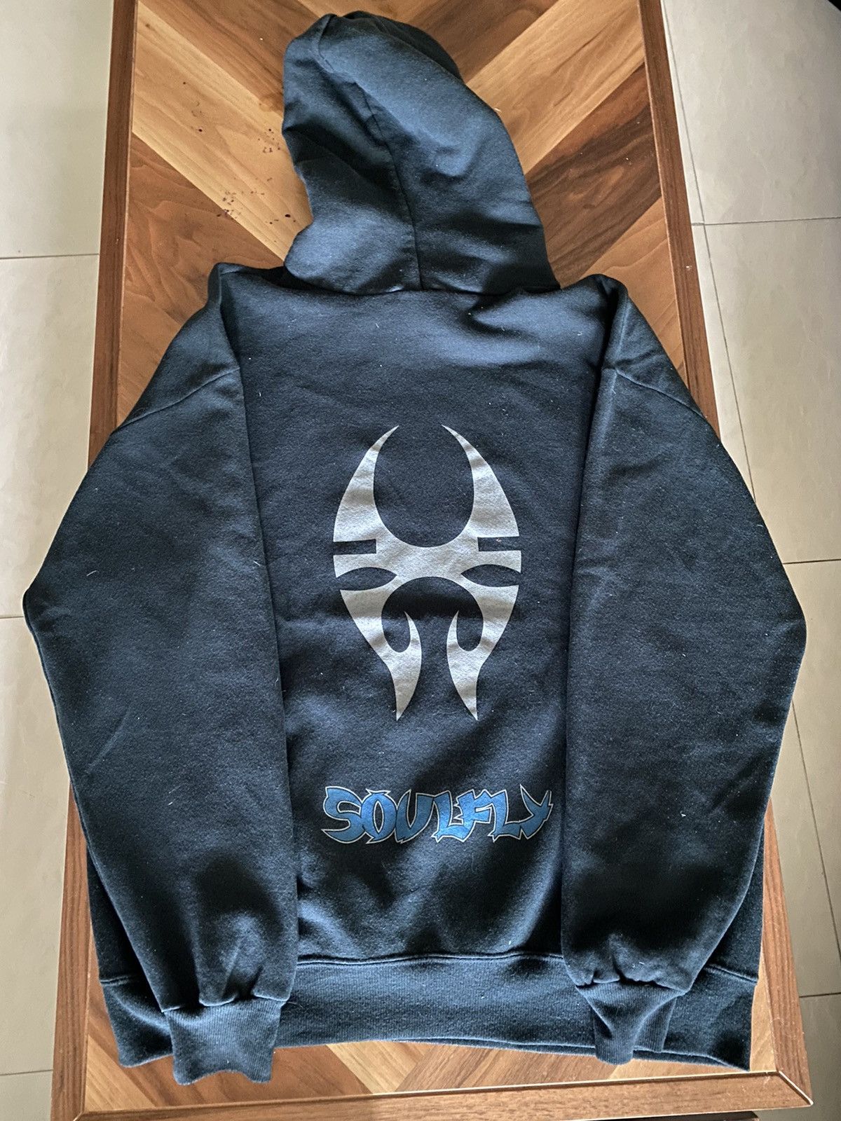 Band Tees Jerzees Rock Band VTG Soulfly hoodie Grailed