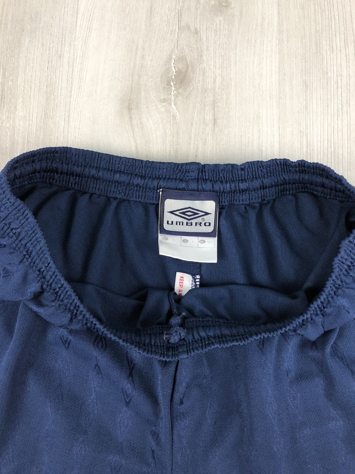 Umbro Umbro Vintage Monogram Shorts Blue Football Size US 33 - 3 Thumbnail