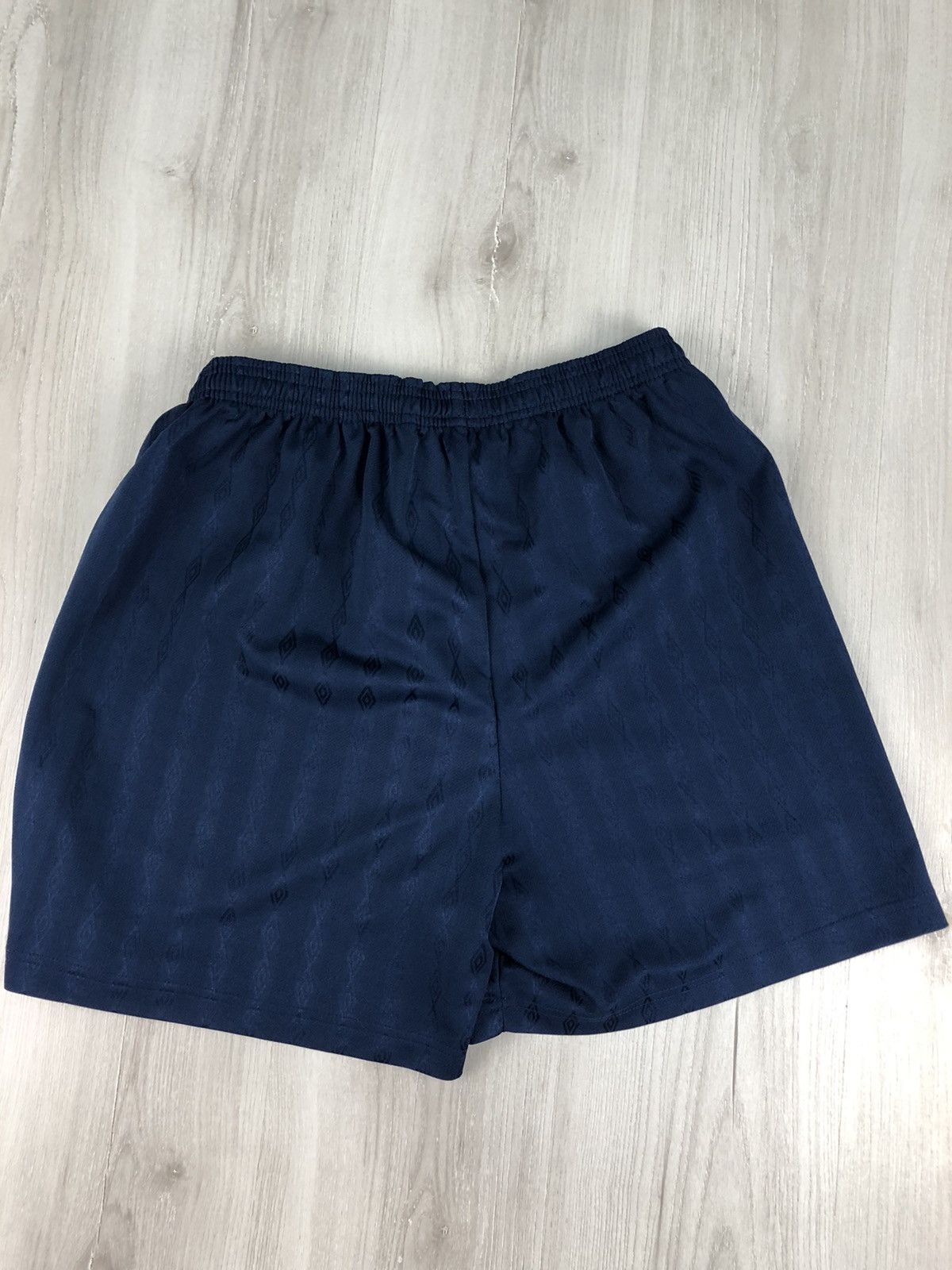Umbro Umbro Vintage Monogram Shorts Blue Football Size US 33 - 4 Thumbnail