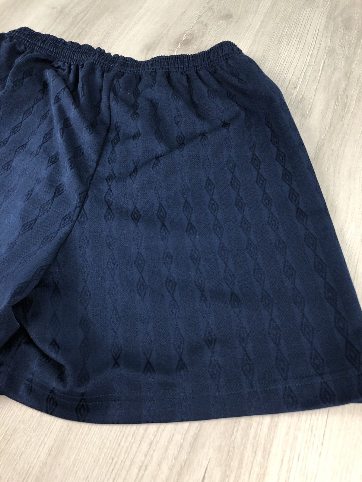 Umbro Umbro Vintage Monogram Shorts Blue Football Size US 33 - 6 Thumbnail