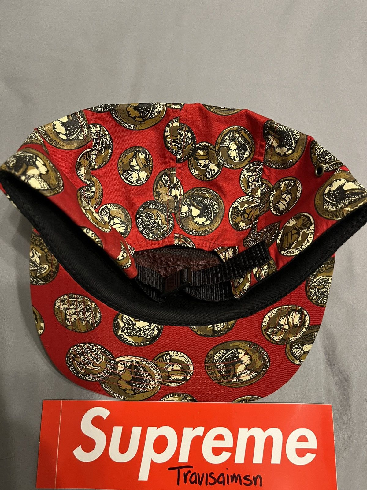Supreme Supreme Red Coins Camp Cap Size ONE SIZE - 2 Thumbnail