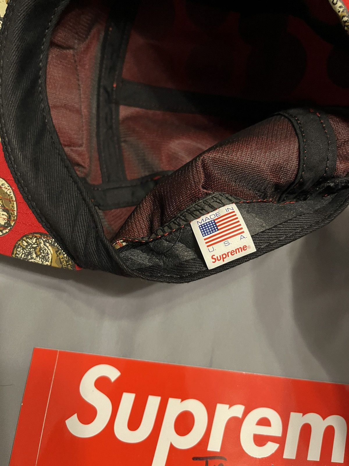 Supreme Supreme Red Coins Camp Cap Size ONE SIZE - 3 Thumbnail