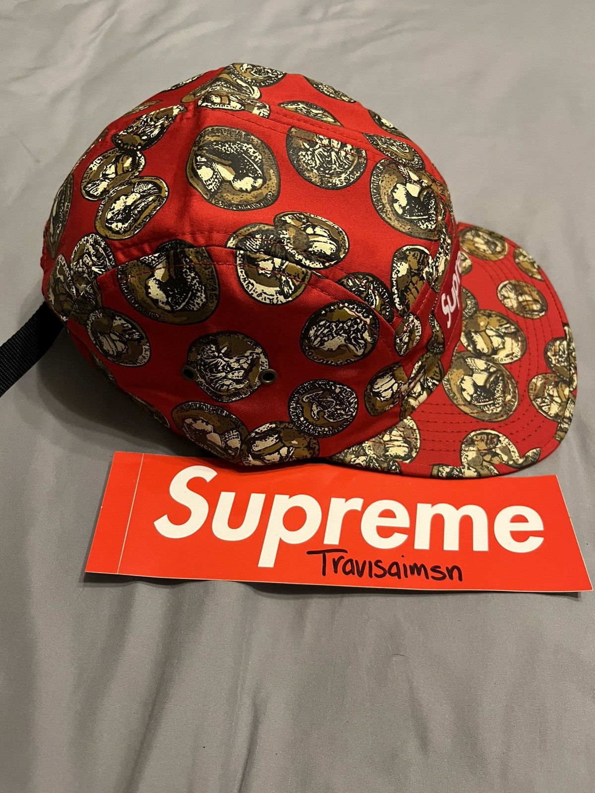 Supreme Supreme Red Coins Camp Cap Size ONE SIZE - 4 Thumbnail