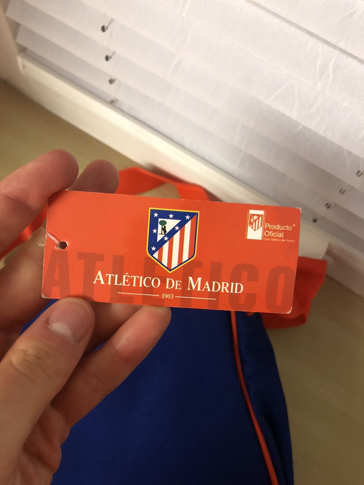 Vintage ATLETICO DE MADRID CLASSIC FOOTBALL SOCCER SMALL BAG Size ONE SIZE - 5 Thumbnail