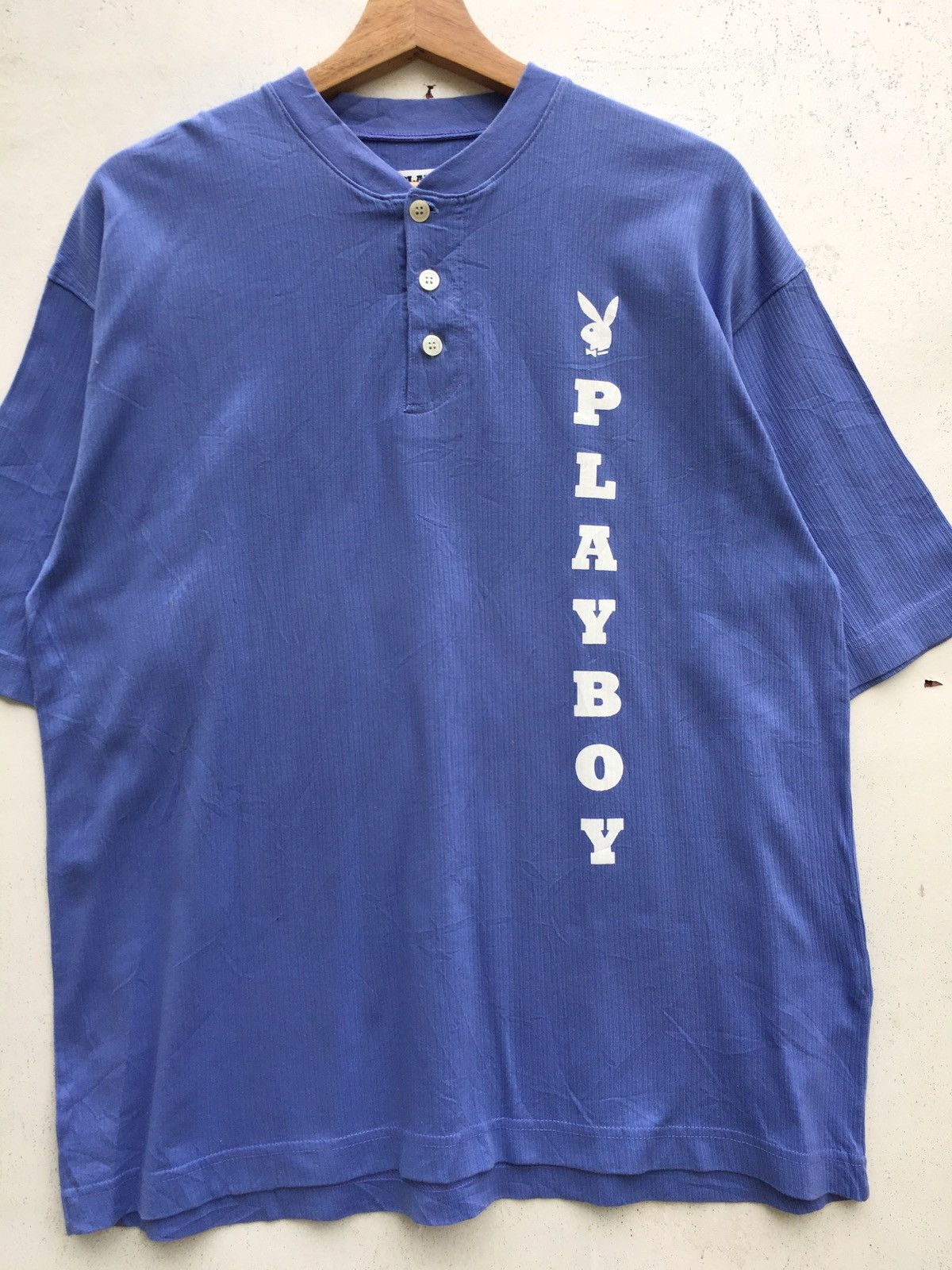 Playboy Rare Vintage 90s Playboy Spellout Tshirt Size US L / EU 52-54 / 3 - 5 Thumbnail