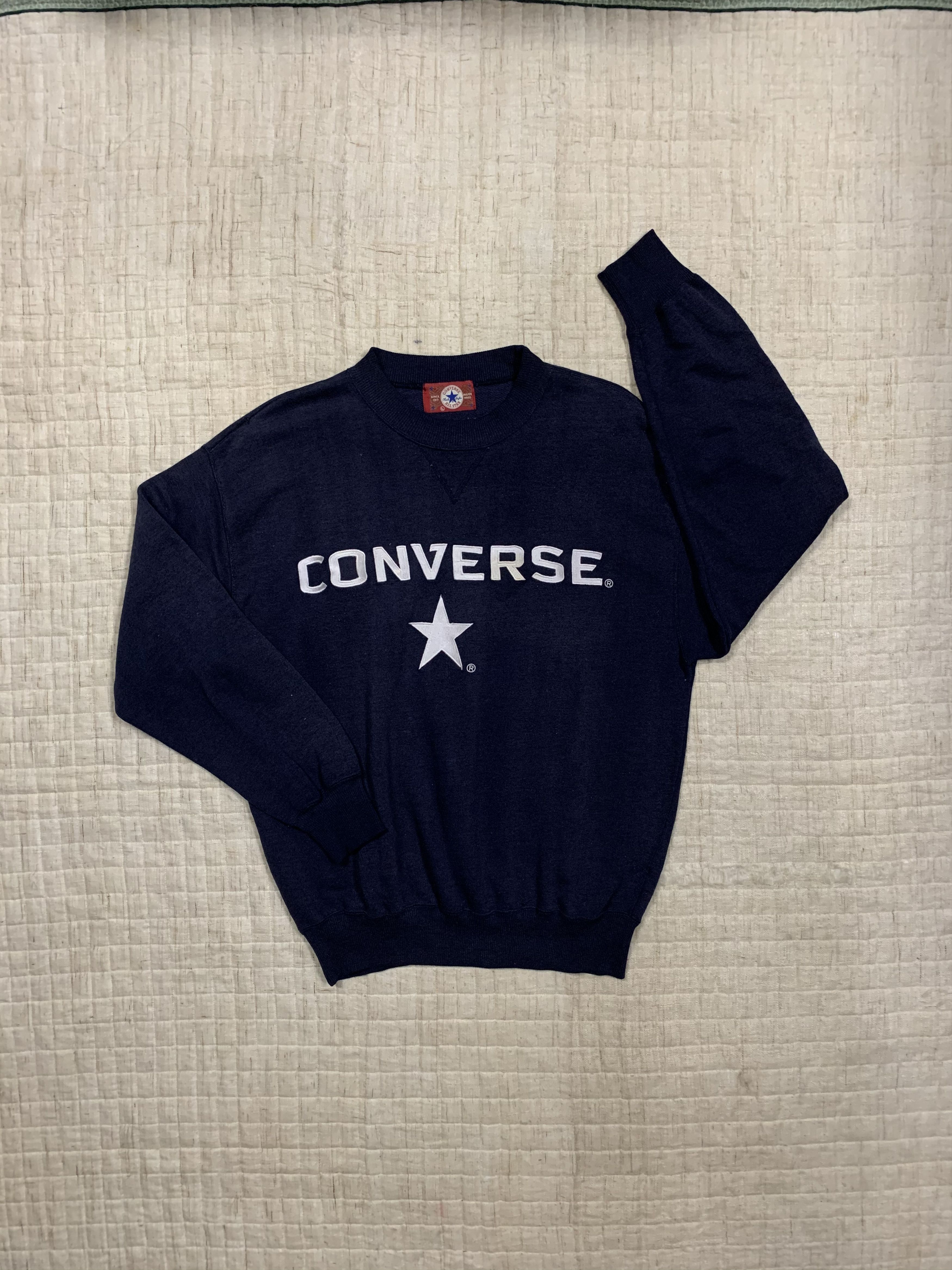 Vintage Converse Spell Out Crewneck Pullover Sweater